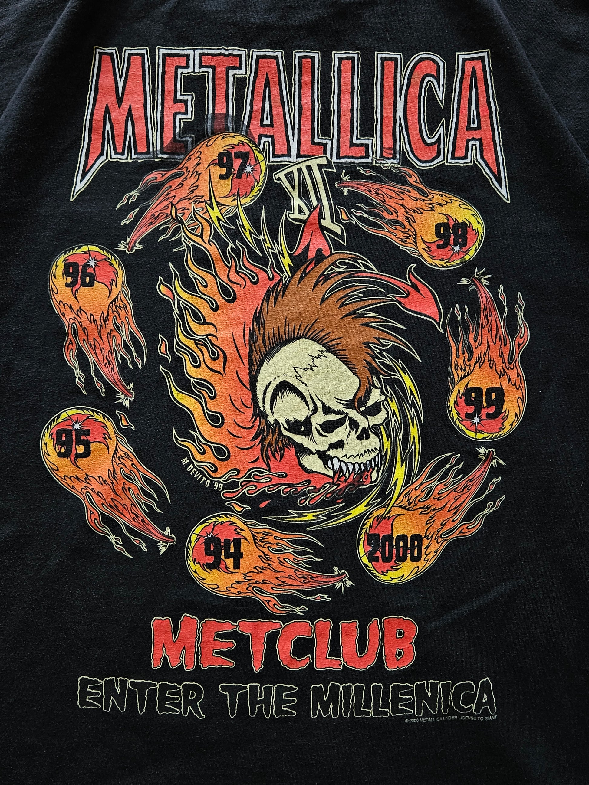 00s GIANT ''METALLICA METCLUB'' T-SHIRT [XL]