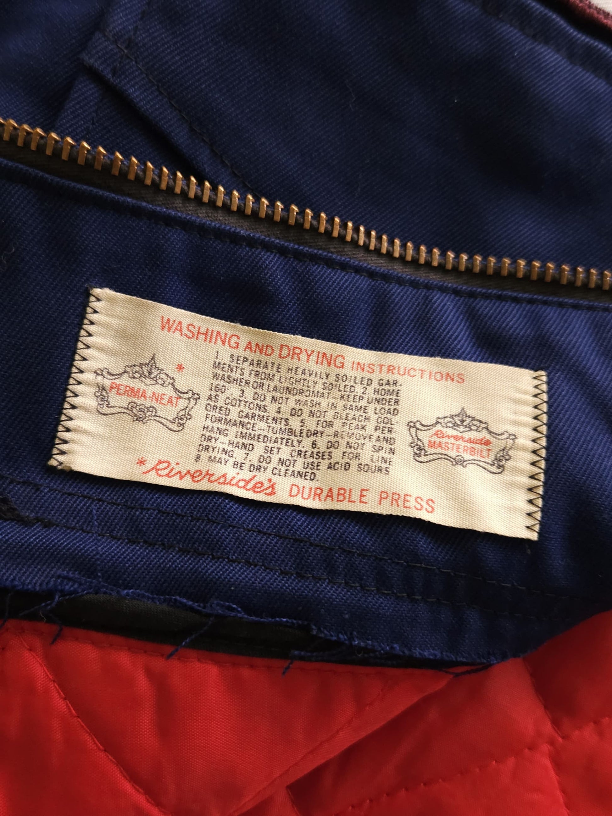 1970s VINTAGE ''RIVERSIDE'' WORK JACKET [M]