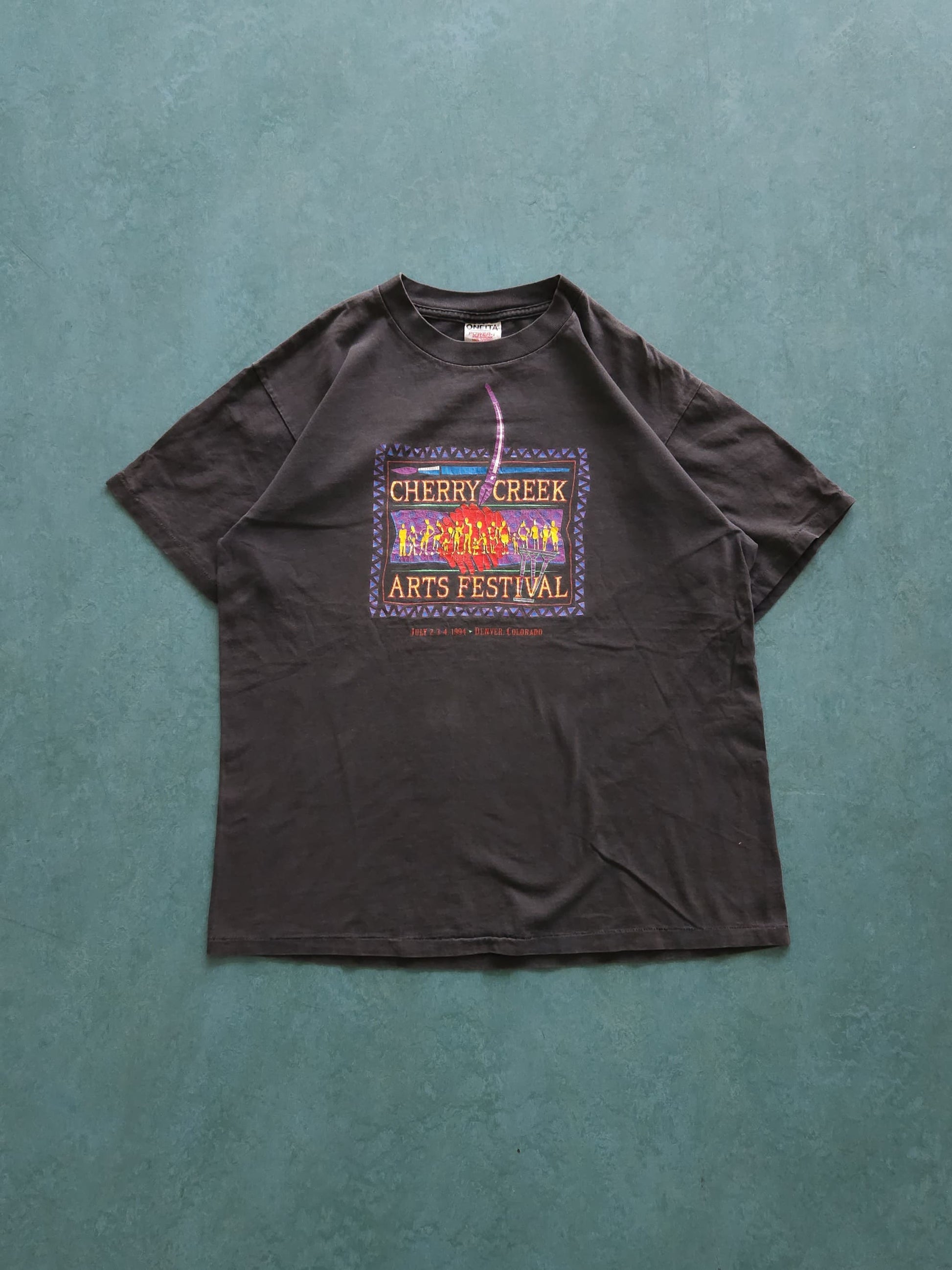 1990s VINTAGE ''ARTS FESTIVAL'' T-SHIRT [XL]