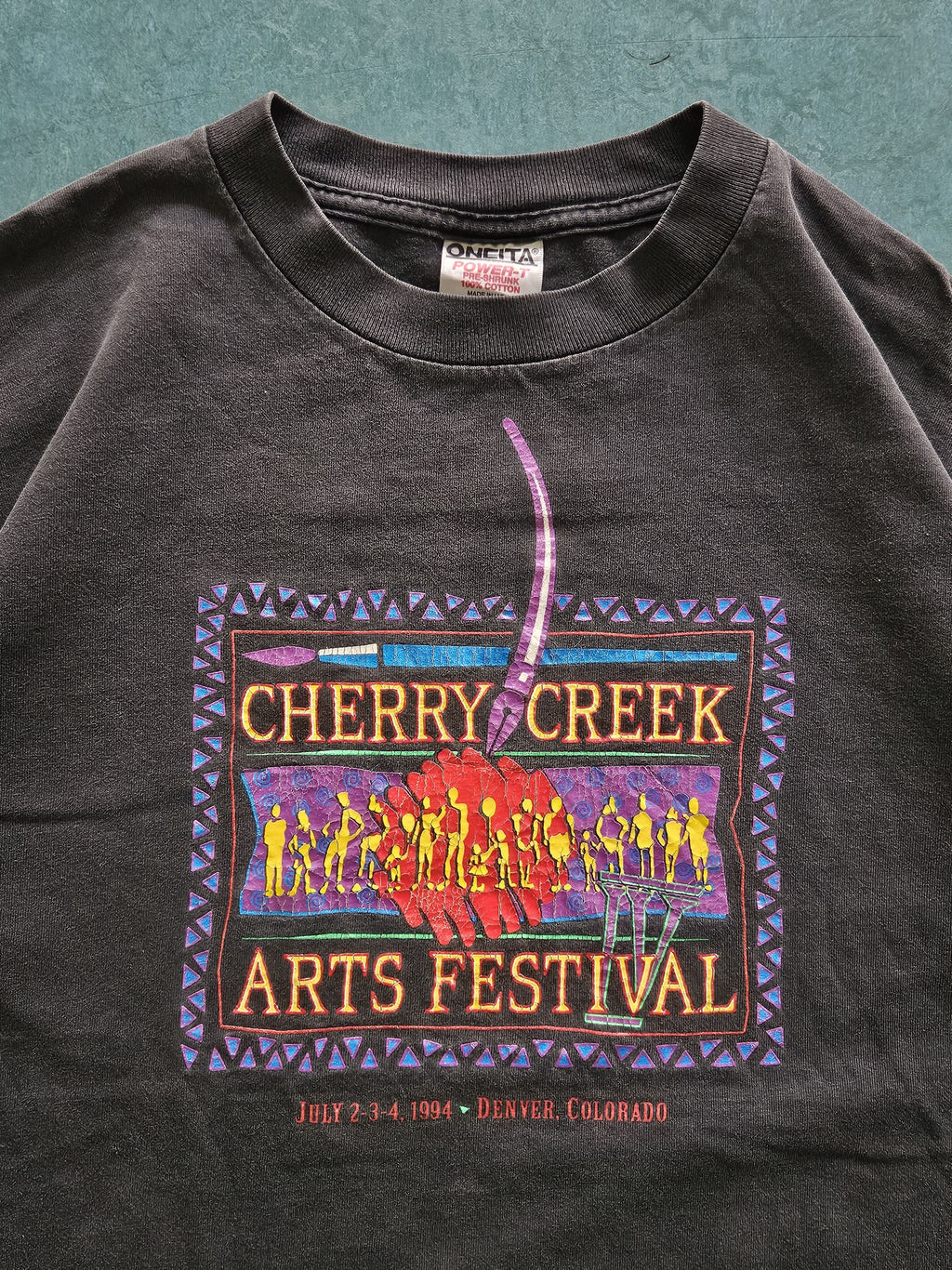 1990s VINTAGE ''ARTS FESTIVAL'' T-SHIRT [XL]