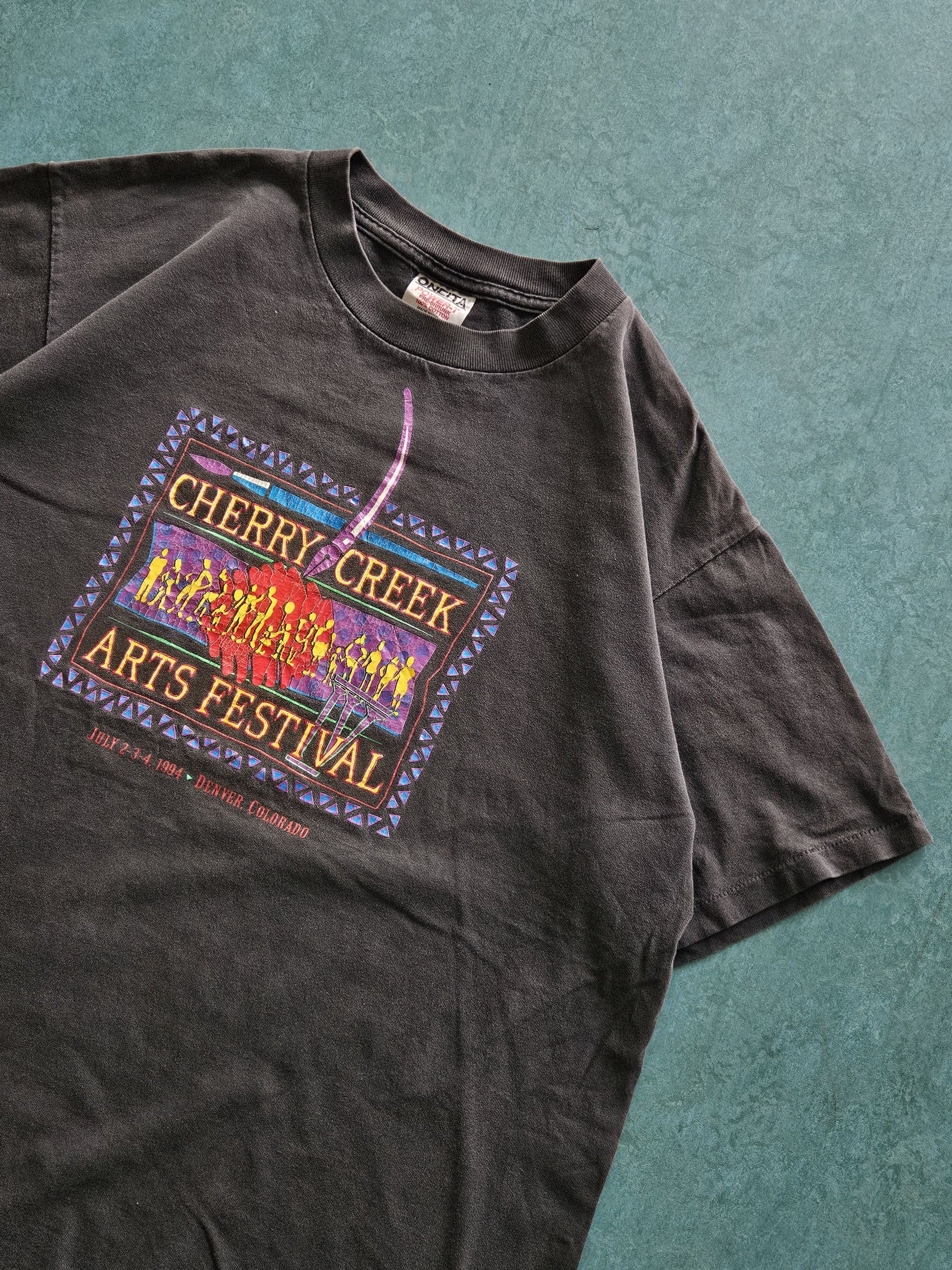 1990s VINTAGE ''ARTS FESTIVAL'' T-SHIRT [XL]