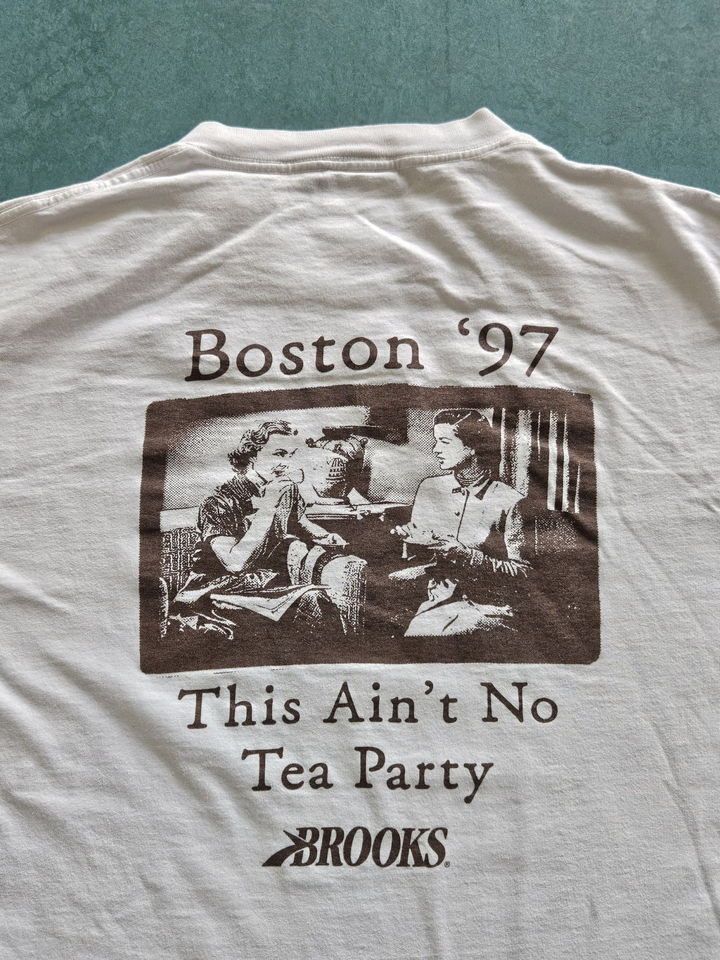 1990s VINTAGE ''BOSTON TEA PARTY'' T-SHIRT [L]