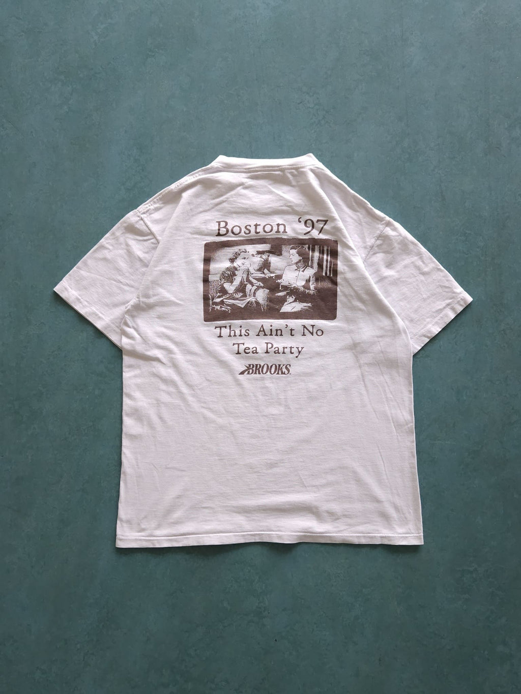 1990s VINTAGE ''BOSTON TEA PARTY'' T-SHIRT [L]
