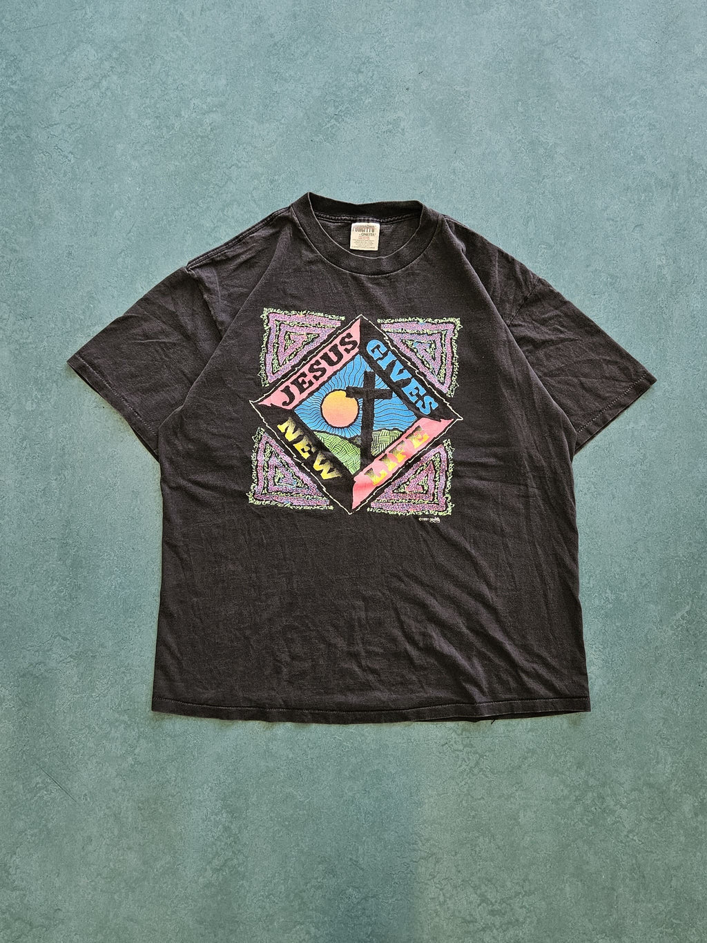 1990s VINTAGE ''CHRISTIAN'' T-SHIRT [XL]