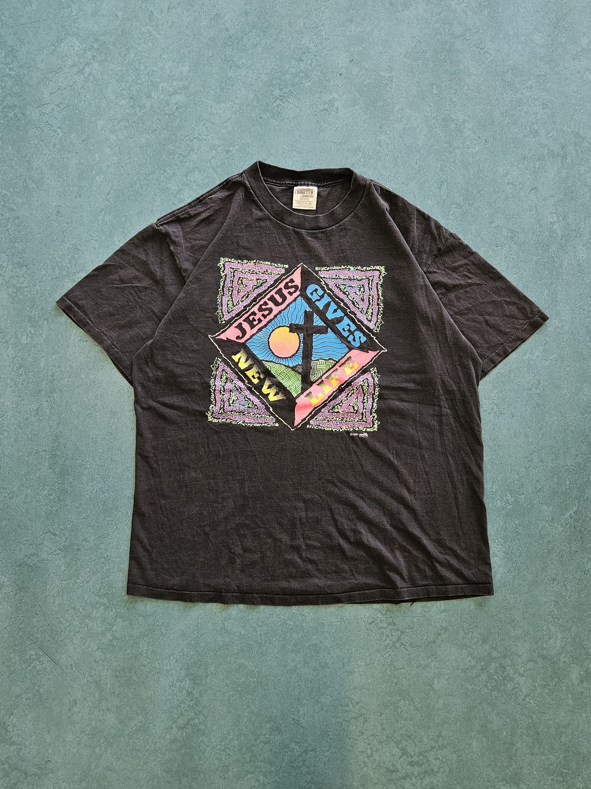 1990s VINTAGE ''CHRISTIAN'' T-SHIRT [XL]