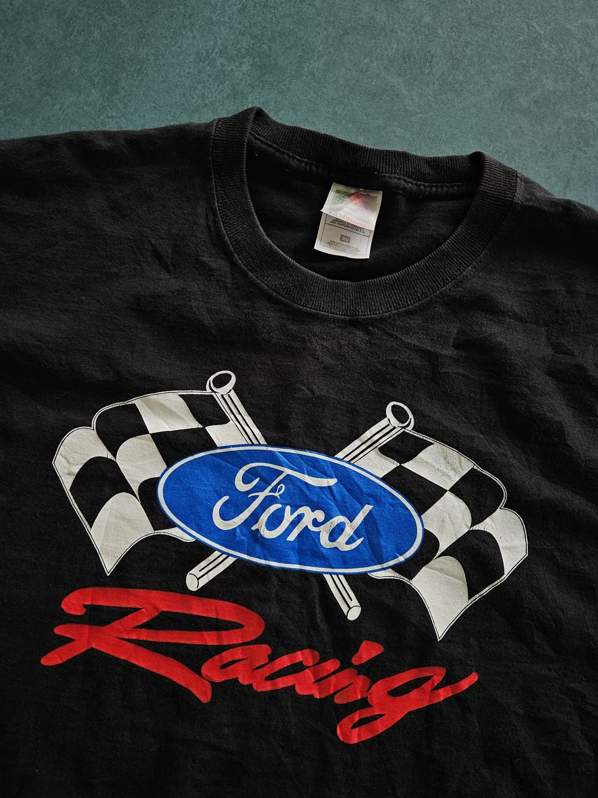 1990s VINTAGE ''FORD RACING'' T-SHIRT [XL]