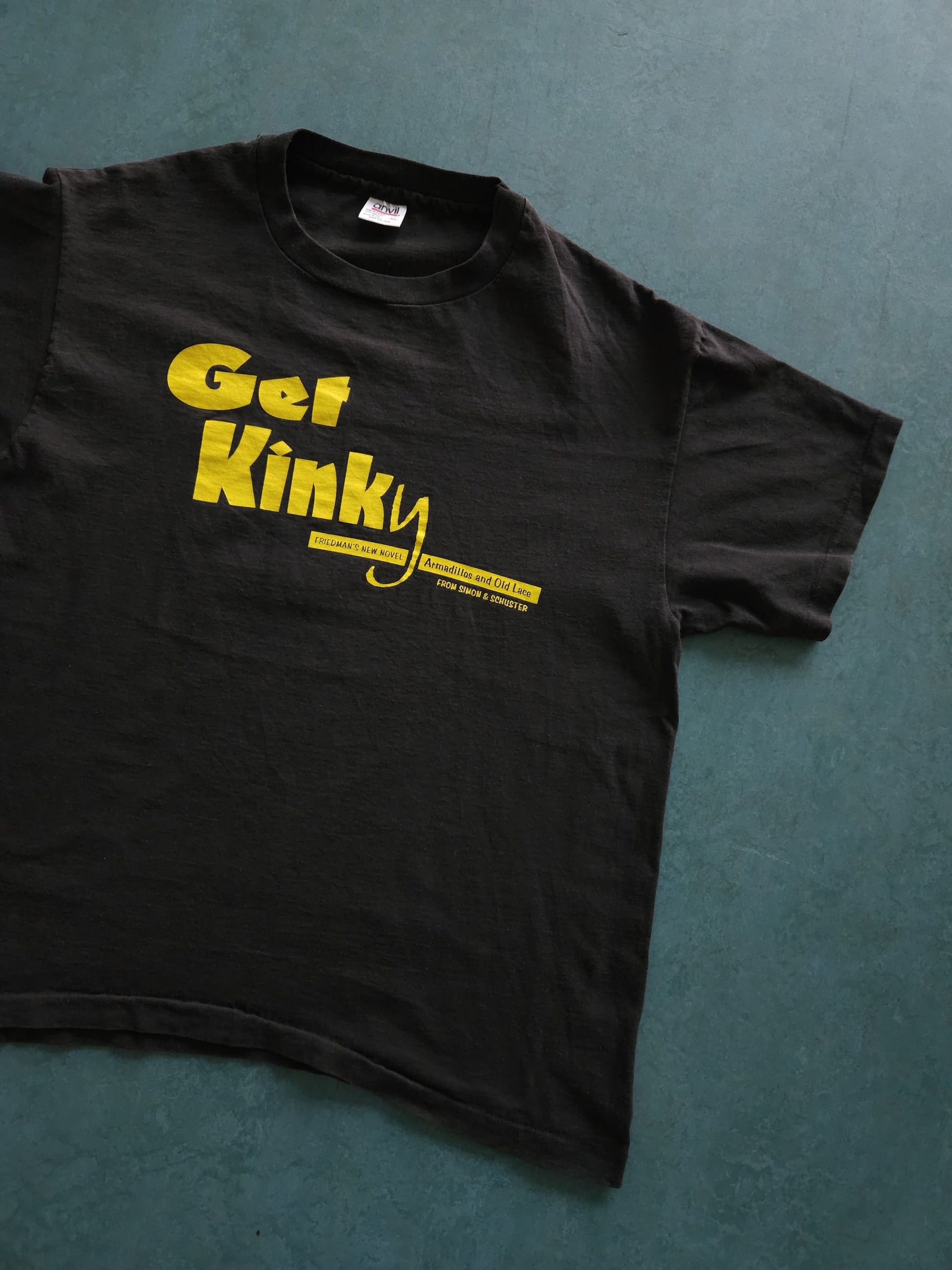 1990s VINTAGE ''GET KINKY'' T-SHIRT [XL]