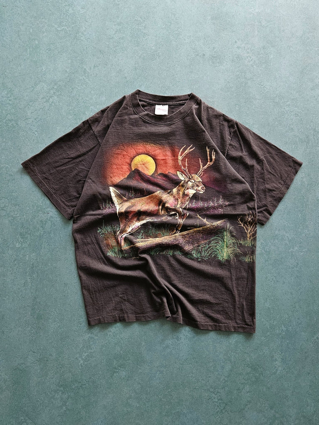 1990s VINTAGE ''HAZELWOODS'' T-SHIRT [XL]