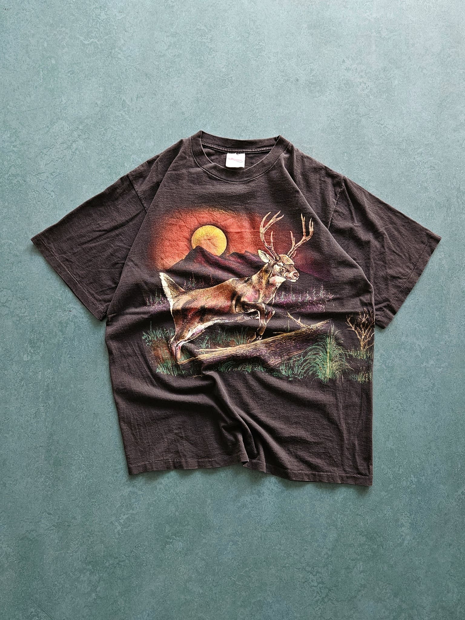 1990s VINTAGE ''HAZELWOODS'' T-SHIRT [XL]