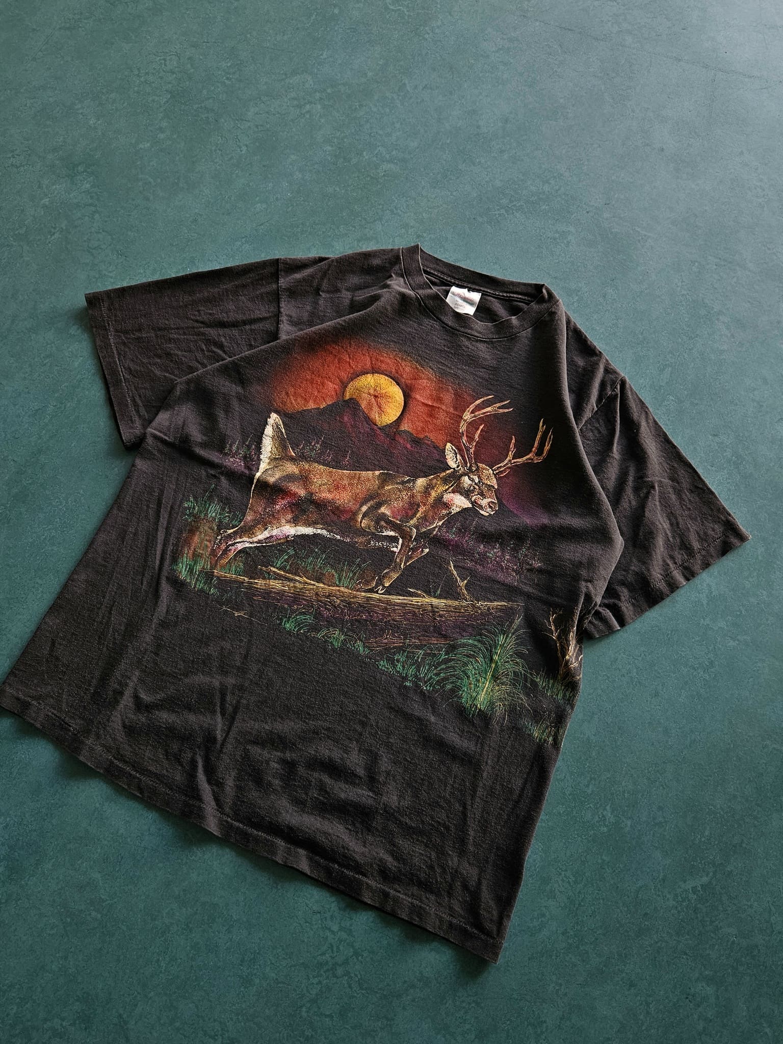 1990s VINTAGE ''HAZELWOODS'' T-SHIRT [XL]
