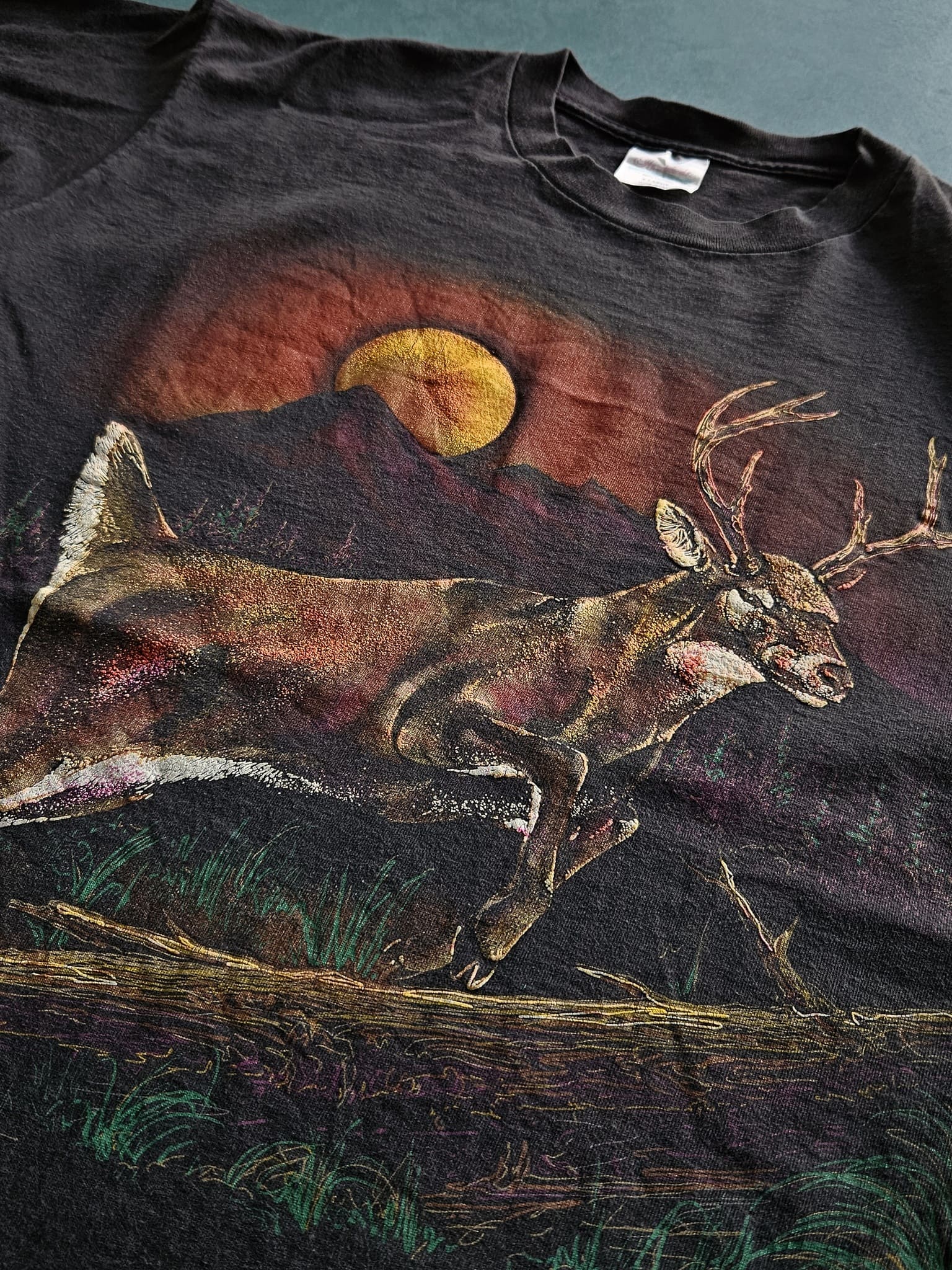1990s VINTAGE ''HAZELWOODS'' T-SHIRT [XL]