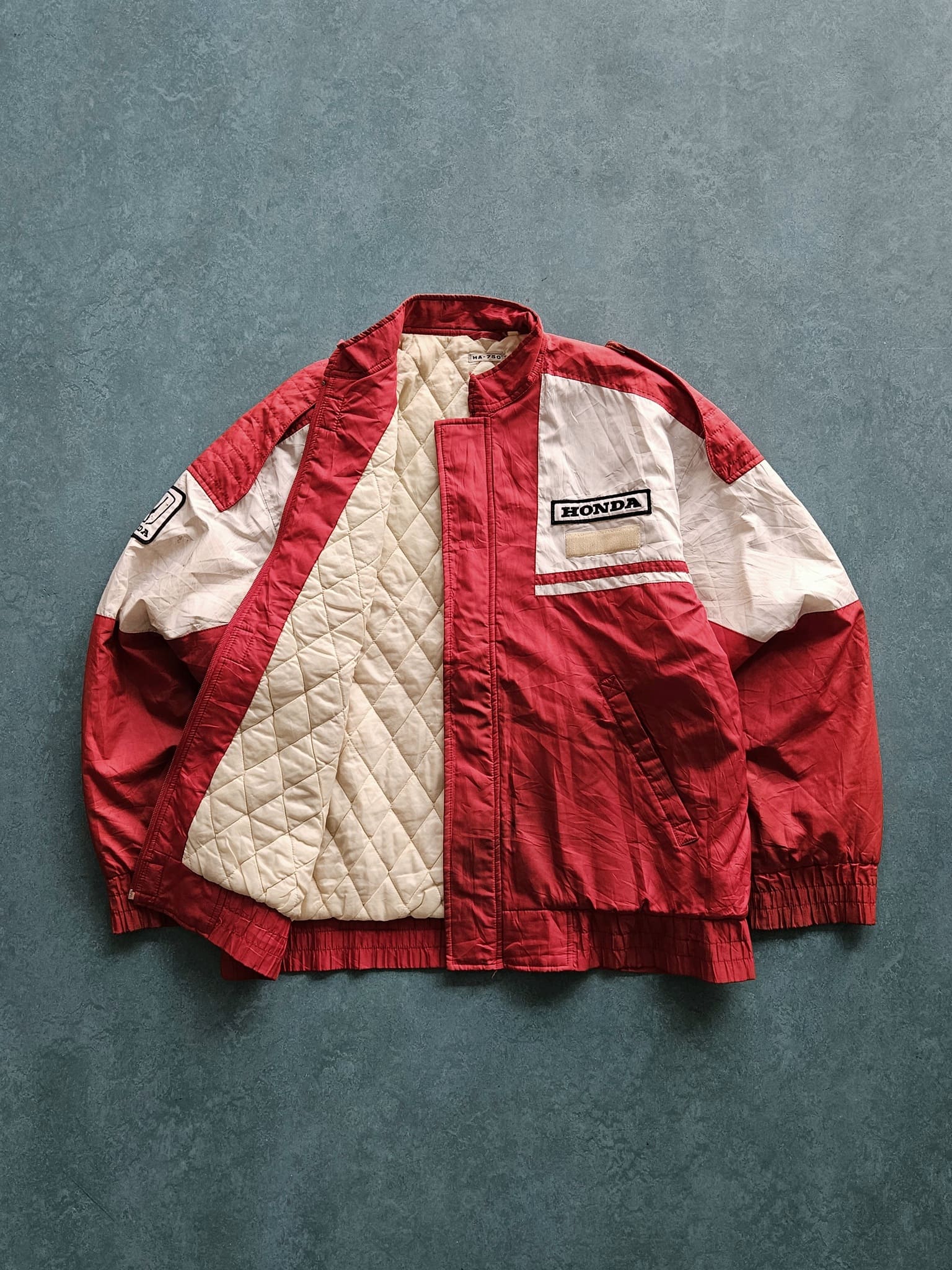 1990s VINTAGE ''HONDA RACING'' JACKET [XL]