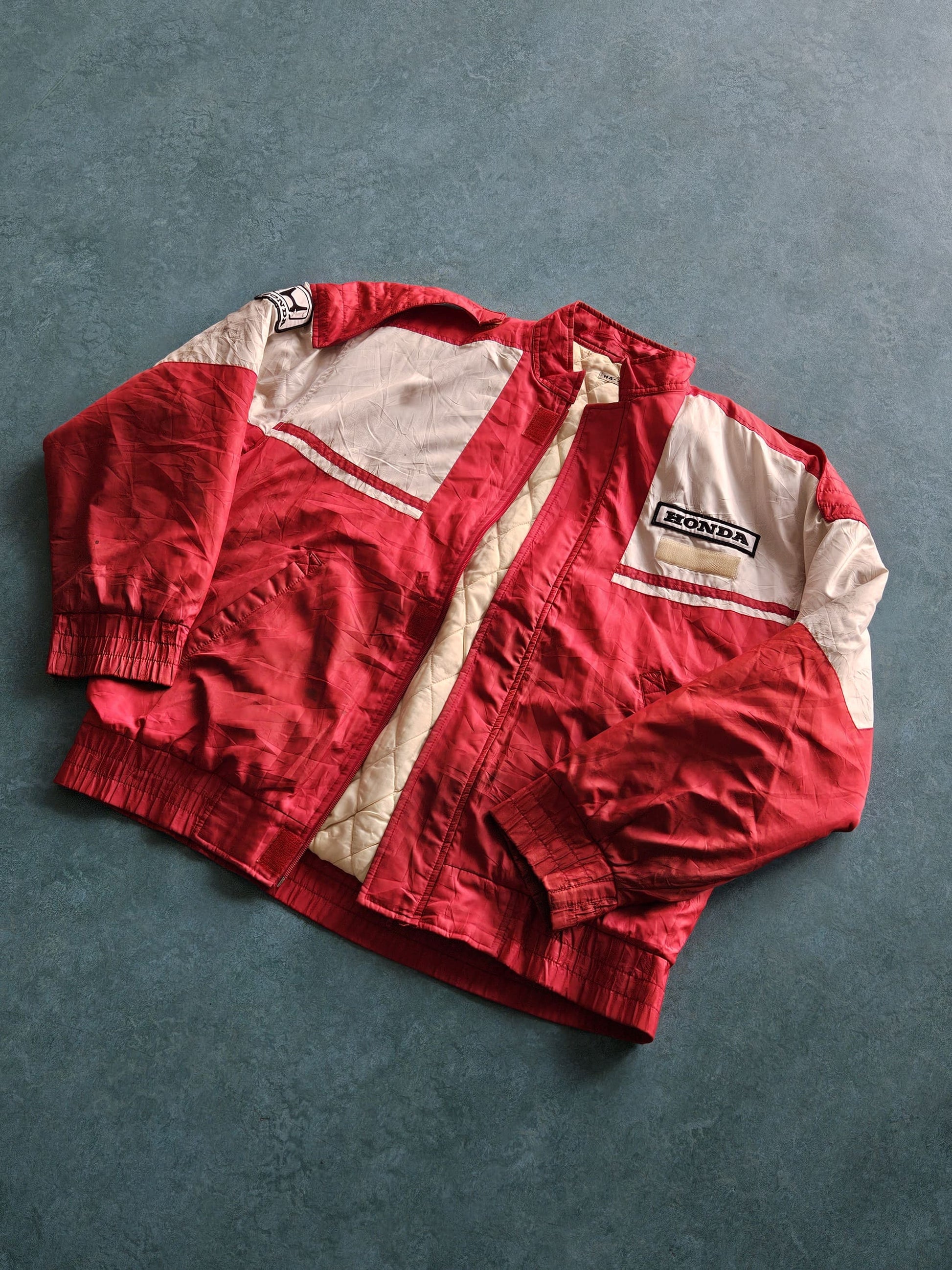 1990s VINTAGE ''HONDA RACING'' JACKET [XL]