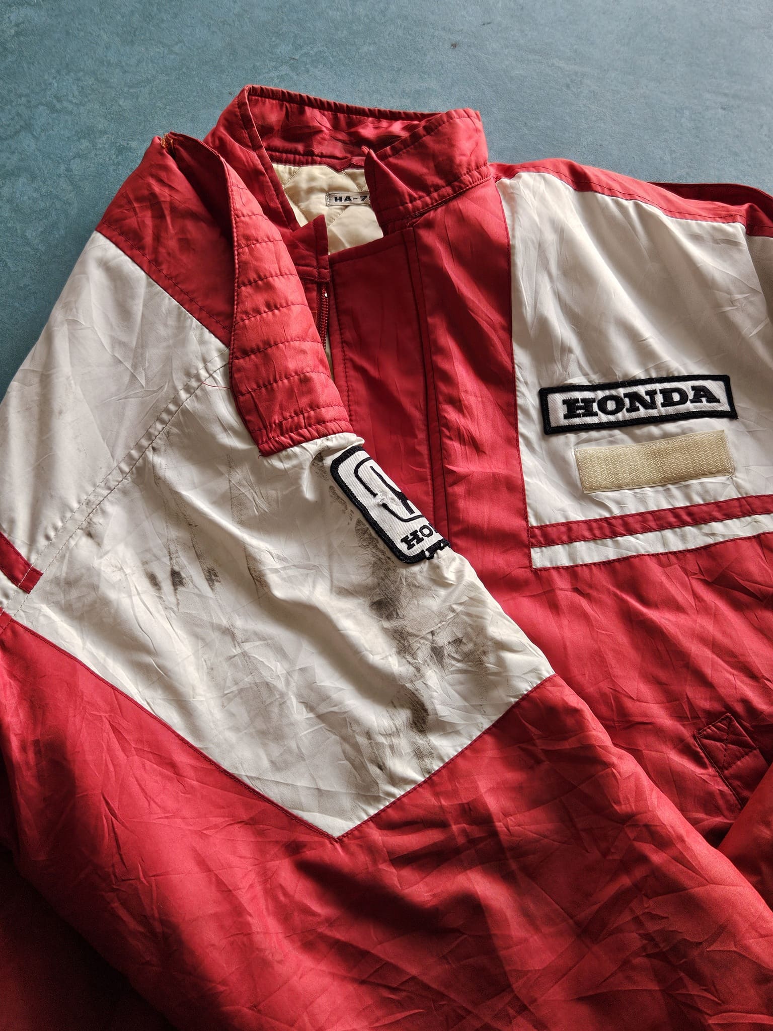 1990s VINTAGE ''HONDA RACING'' JACKET [XL]