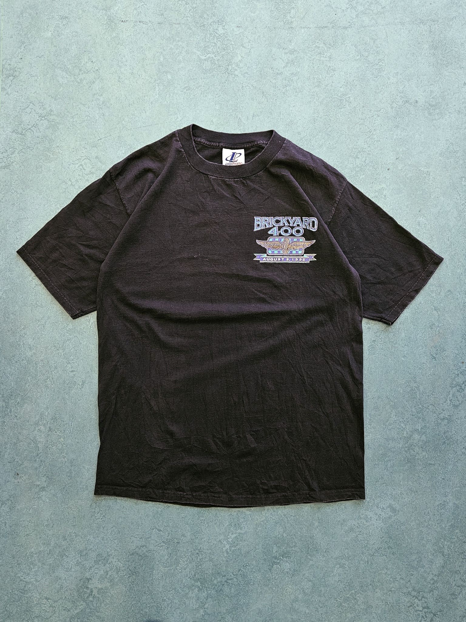 1990s VINTAGE ''NASCAR BRICKYARD'' T-SHIRT [XL]