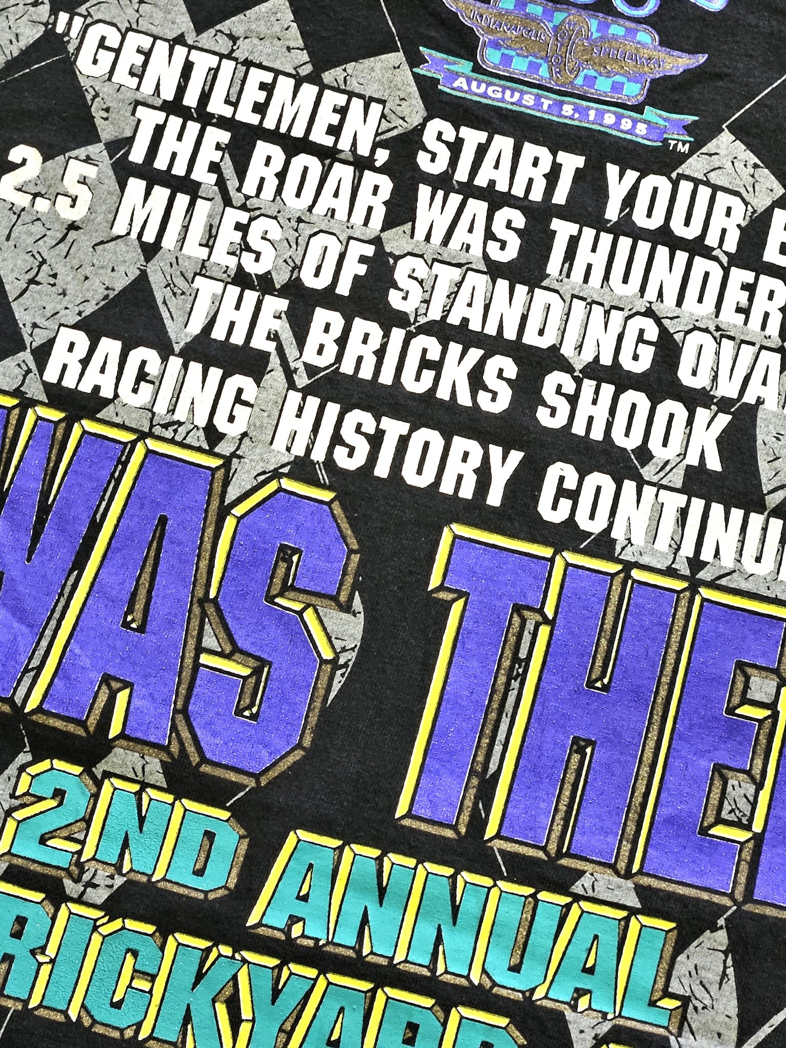 1990s VINTAGE ''NASCAR BRICKYARD'' T-SHIRT [XL]