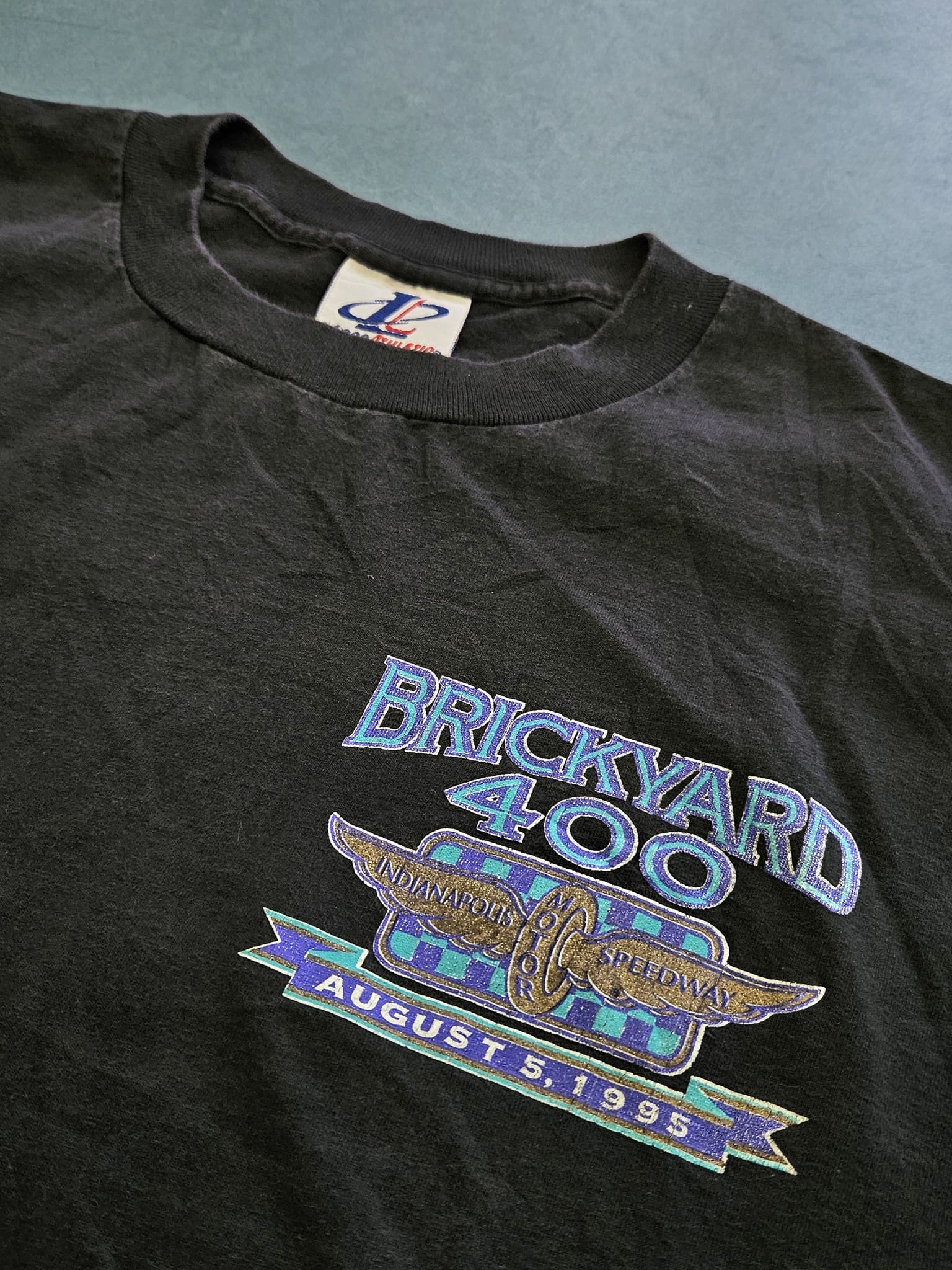 1990s VINTAGE ''NASCAR BRICKYARD'' T-SHIRT [XL]