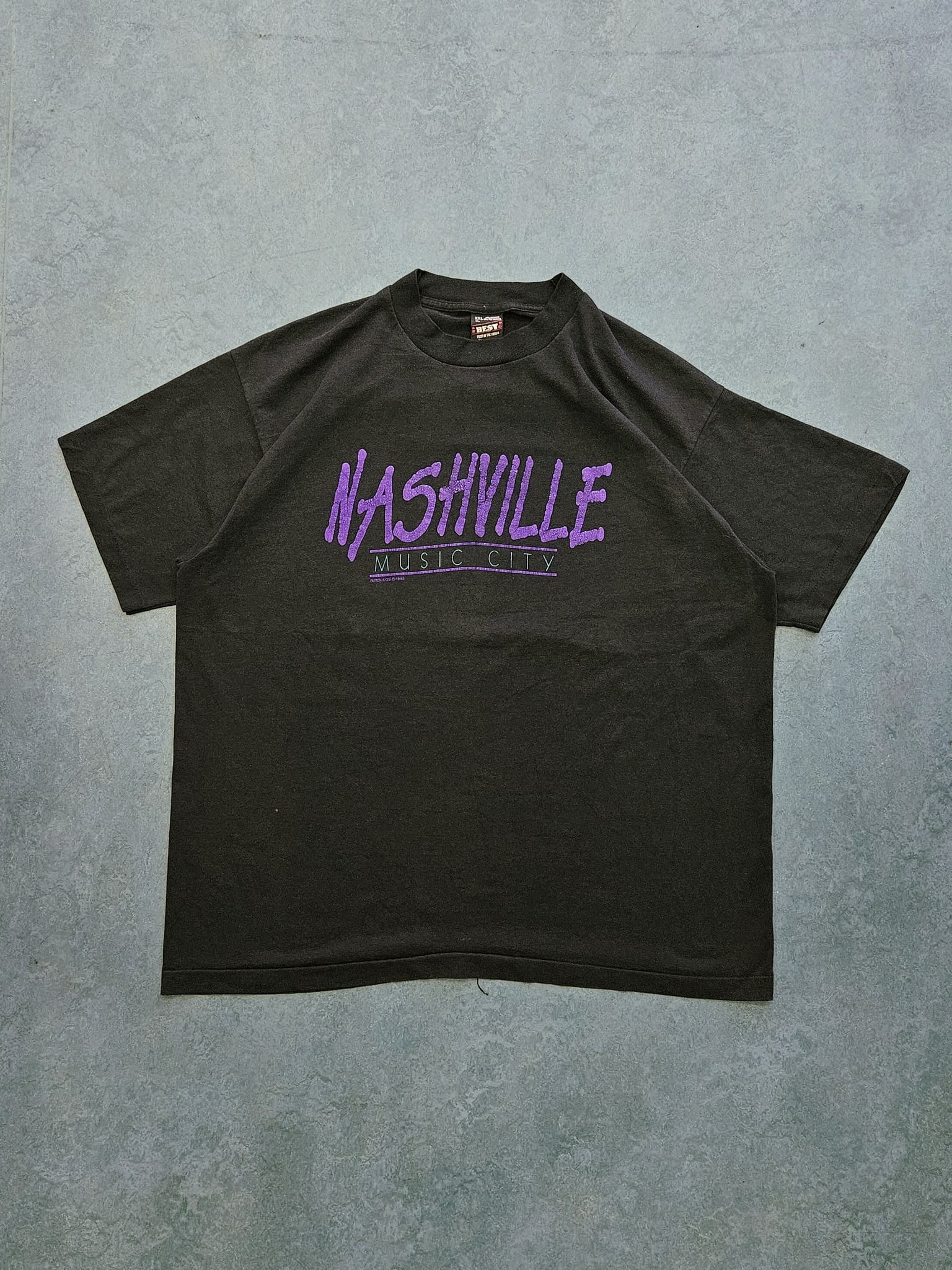 1990s VINTAGE ''NASHVILLE'' T-SHIRT [XL]