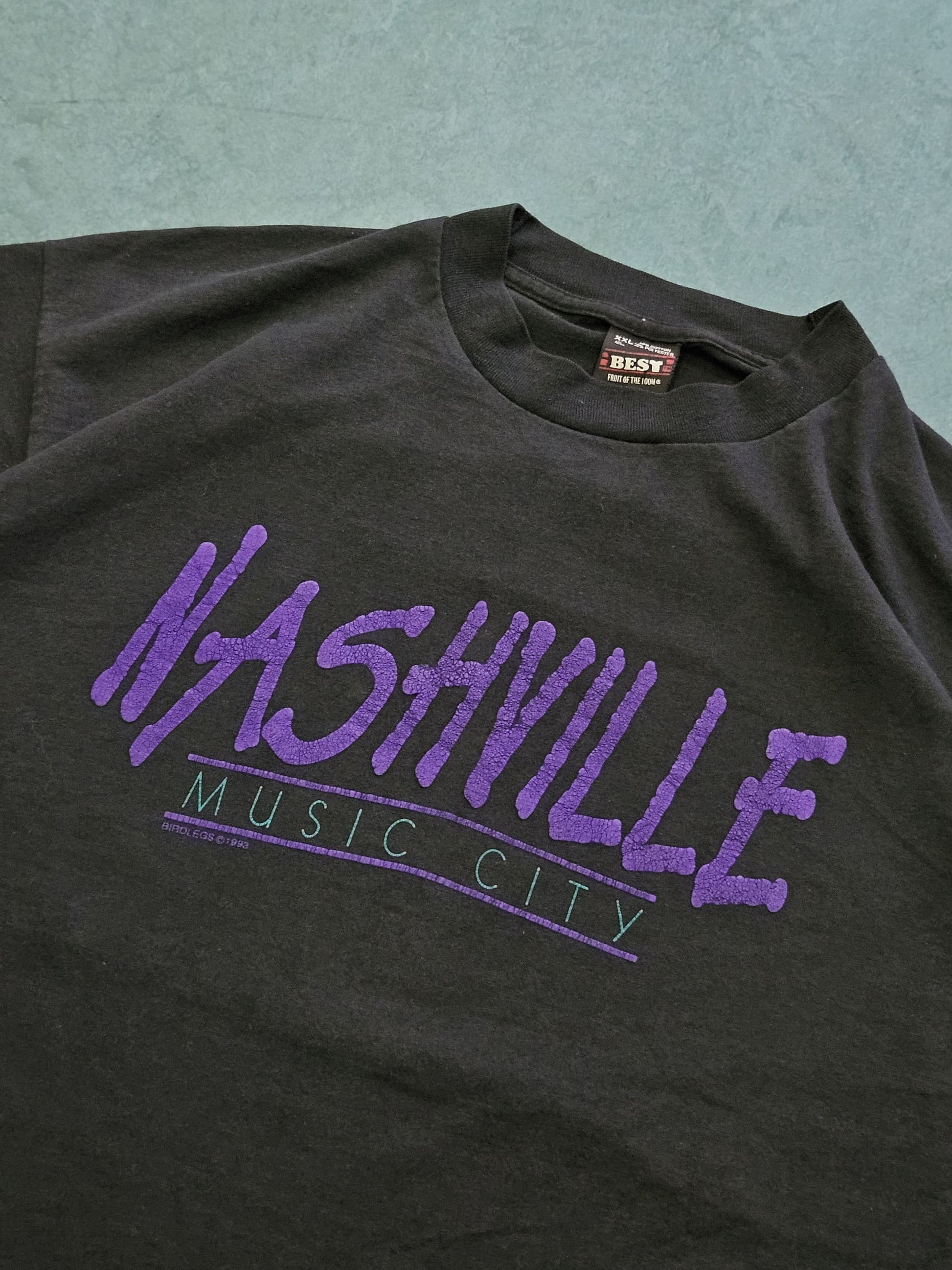 1990s VINTAGE ''NASHVILLE'' T-SHIRT [XL]