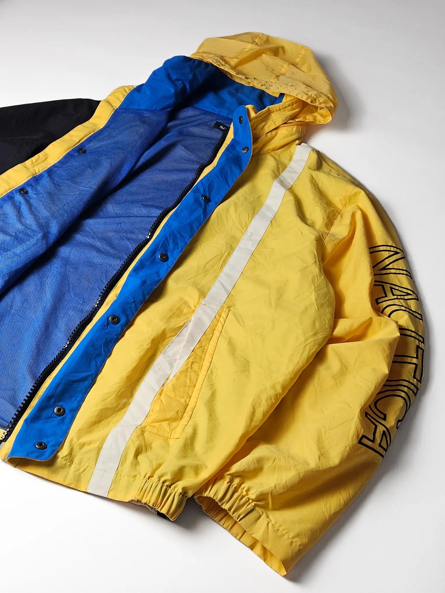 Nautica vintage sailing jacket flatlay Japan Market XL
