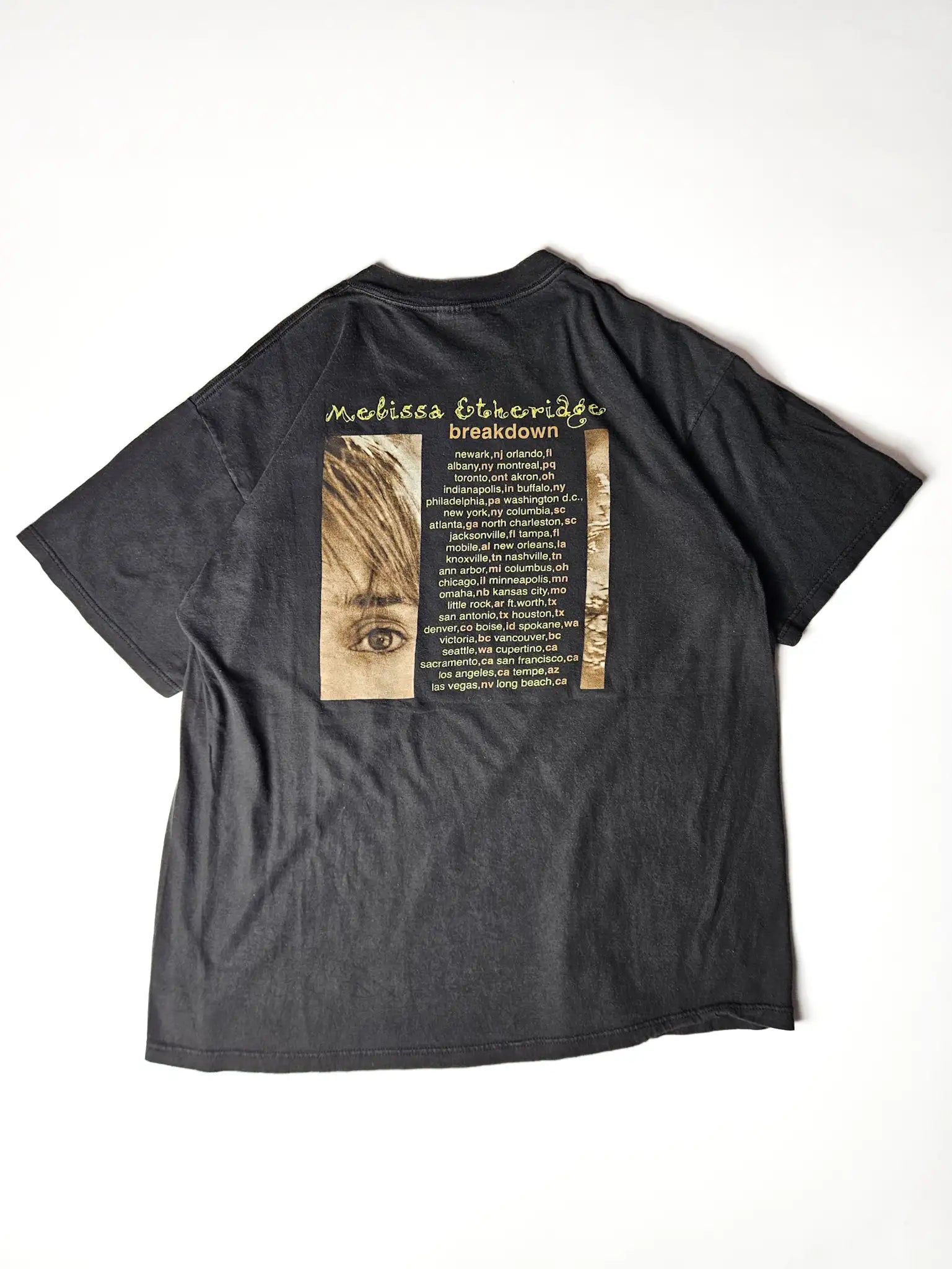 2000s Melissa Etheridge Vintage Tour T-Shirt “Breakdown” [L]