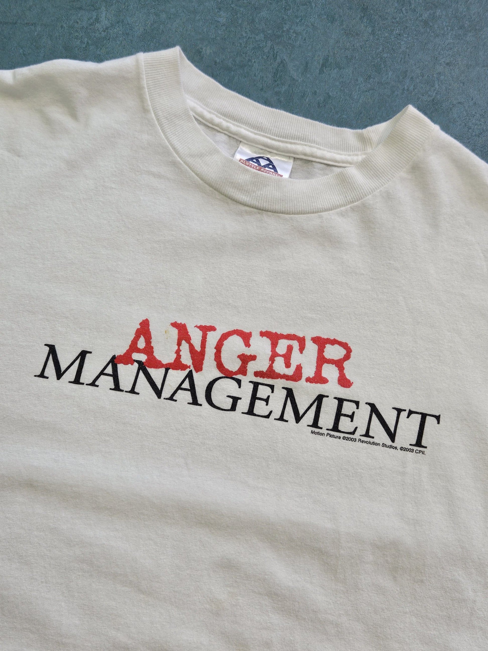 2000s VINTAGE ''ANGER MANAGEMENT'' T-SHIRT [XL]