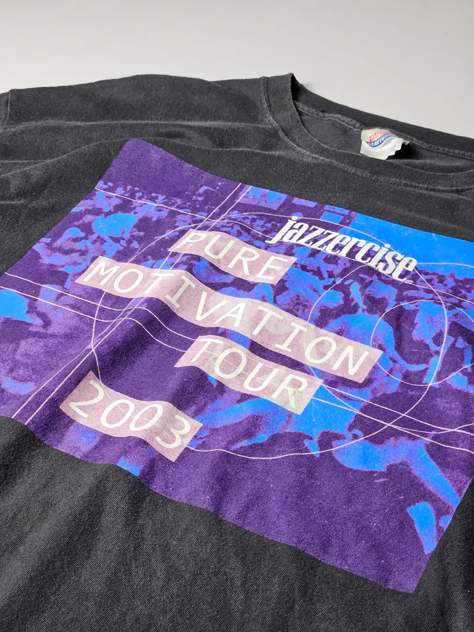 2003 Hanes Vintage Jazzercise T-Shirt “Pure Motivation Tour” [XL]