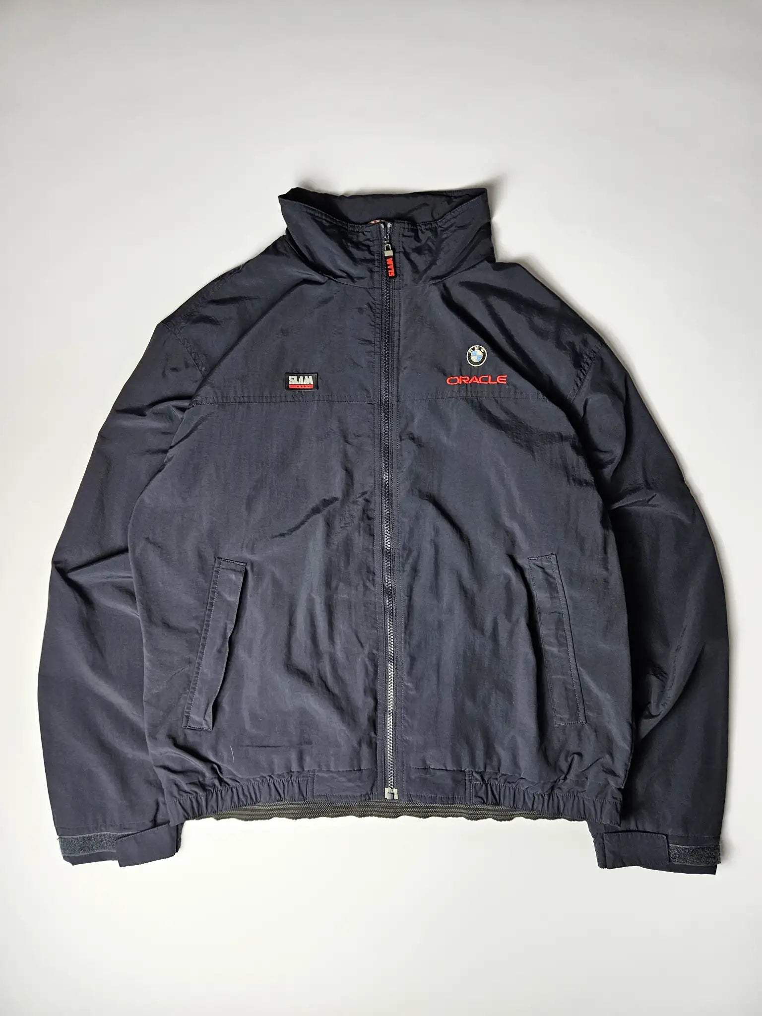 SLAM BMW Oracle Racing sailing jacket voorkant navy XL
