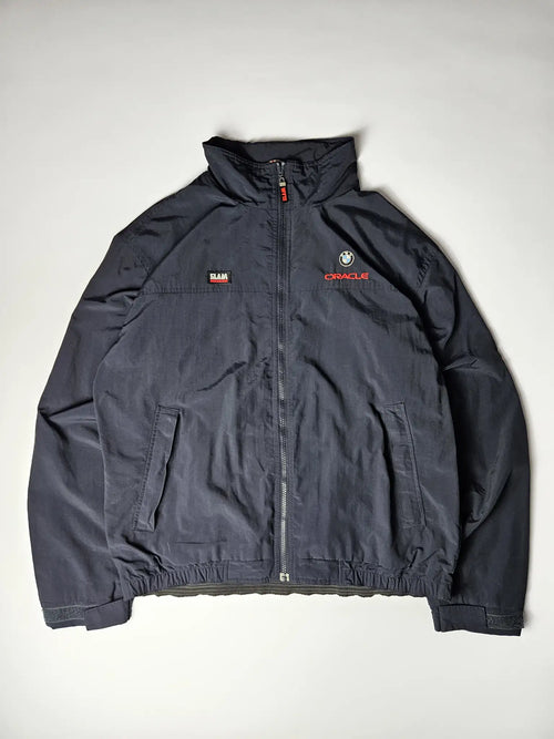 SLAM BMW Oracle Racing sailing jacket voorkant navy XL
