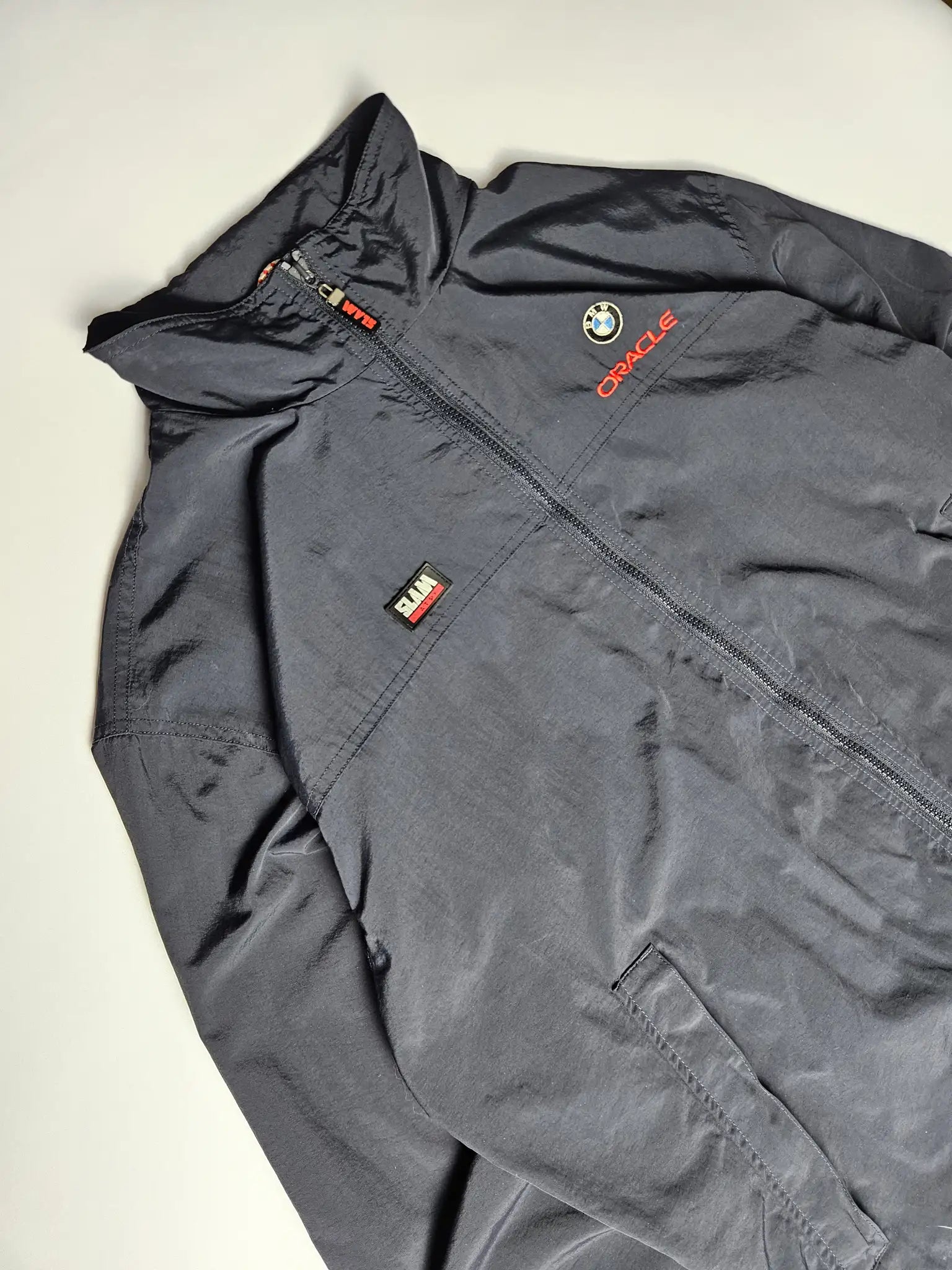 SLAM BMW Oracle Racing sailing jacket flatlay navy XL
