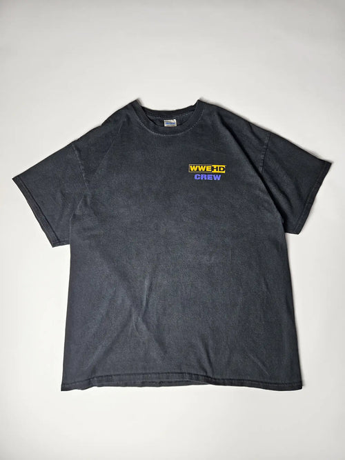 WWE HD Crew T-shirt voorkant vintage zwart Gildan Ultra Cotton
