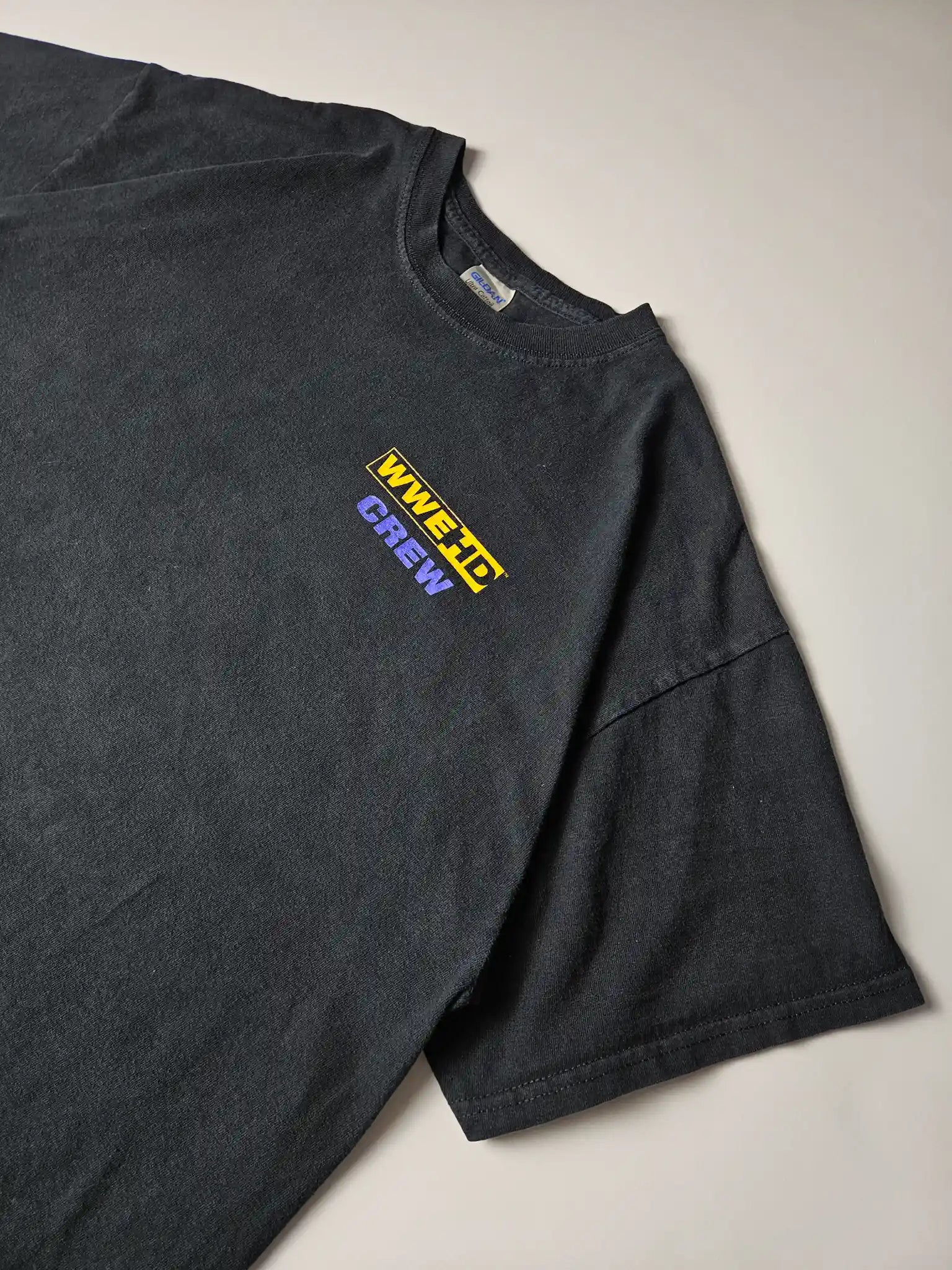 WWE HD Crew logo print detail vintage T-shirt
