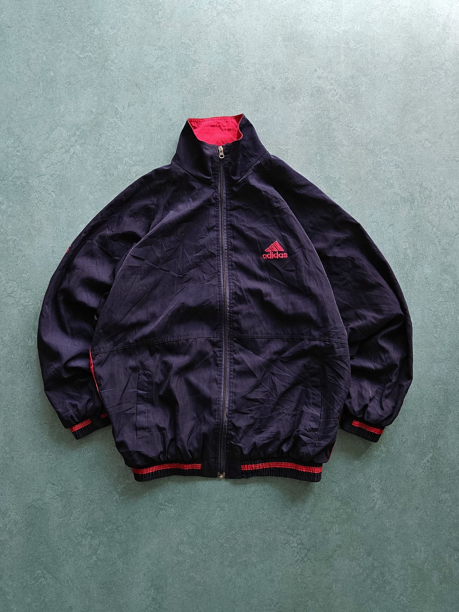 1990s VINTAGE ''ADIDAS TRACK'' JACKET [XL]