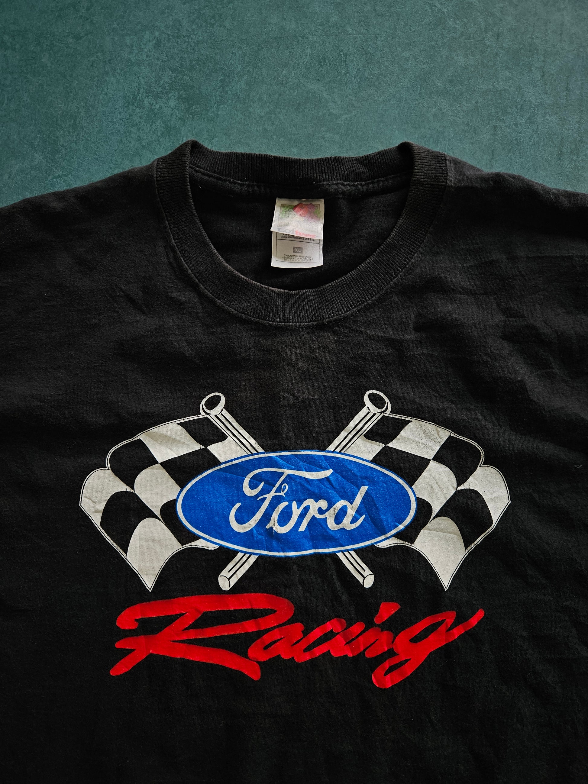 1990s VINTAGE ''FORD RACING'' T-SHIRT [XL]