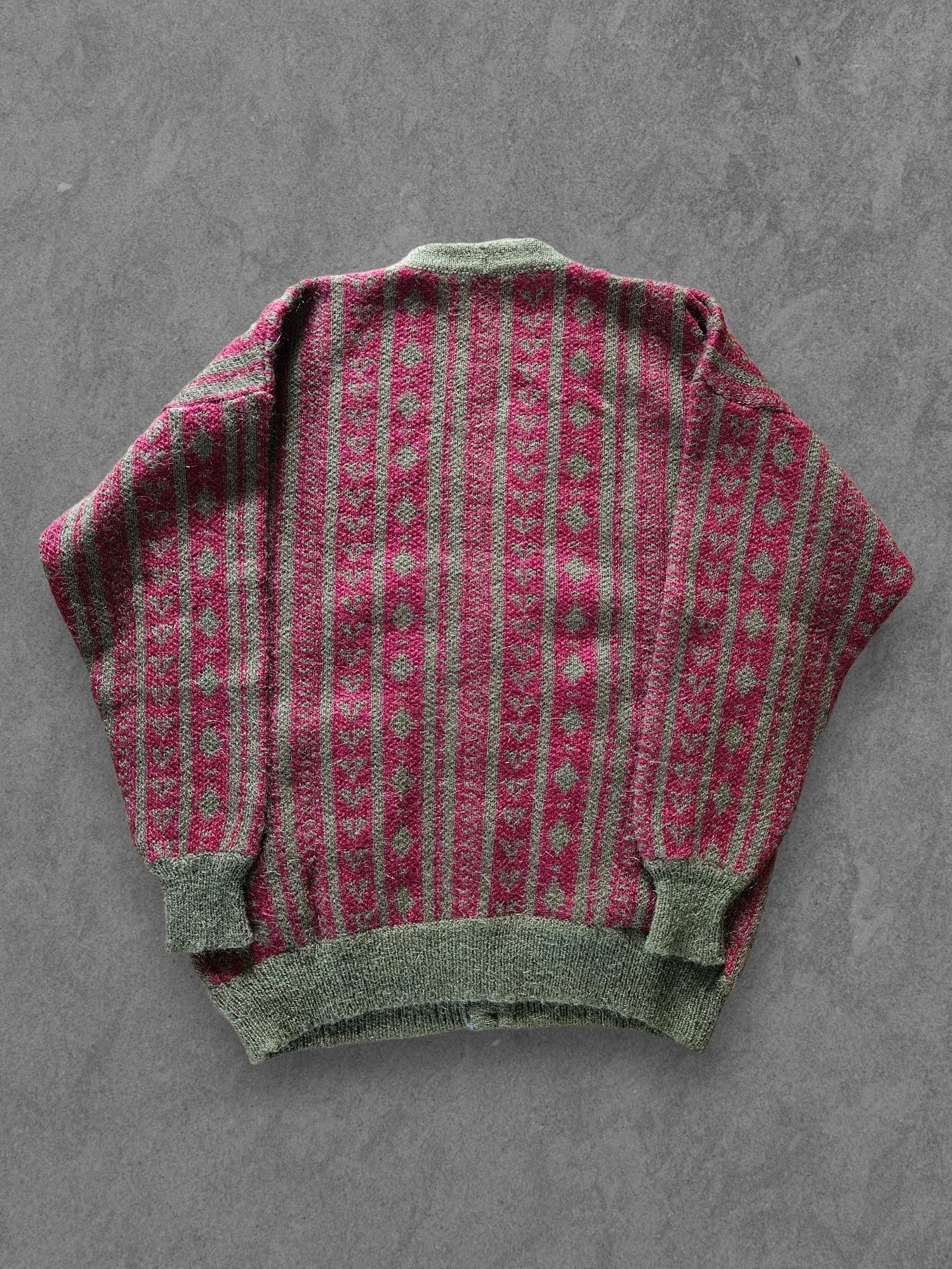 70s SPANISH MOHAIR CARDIGAN [XL]