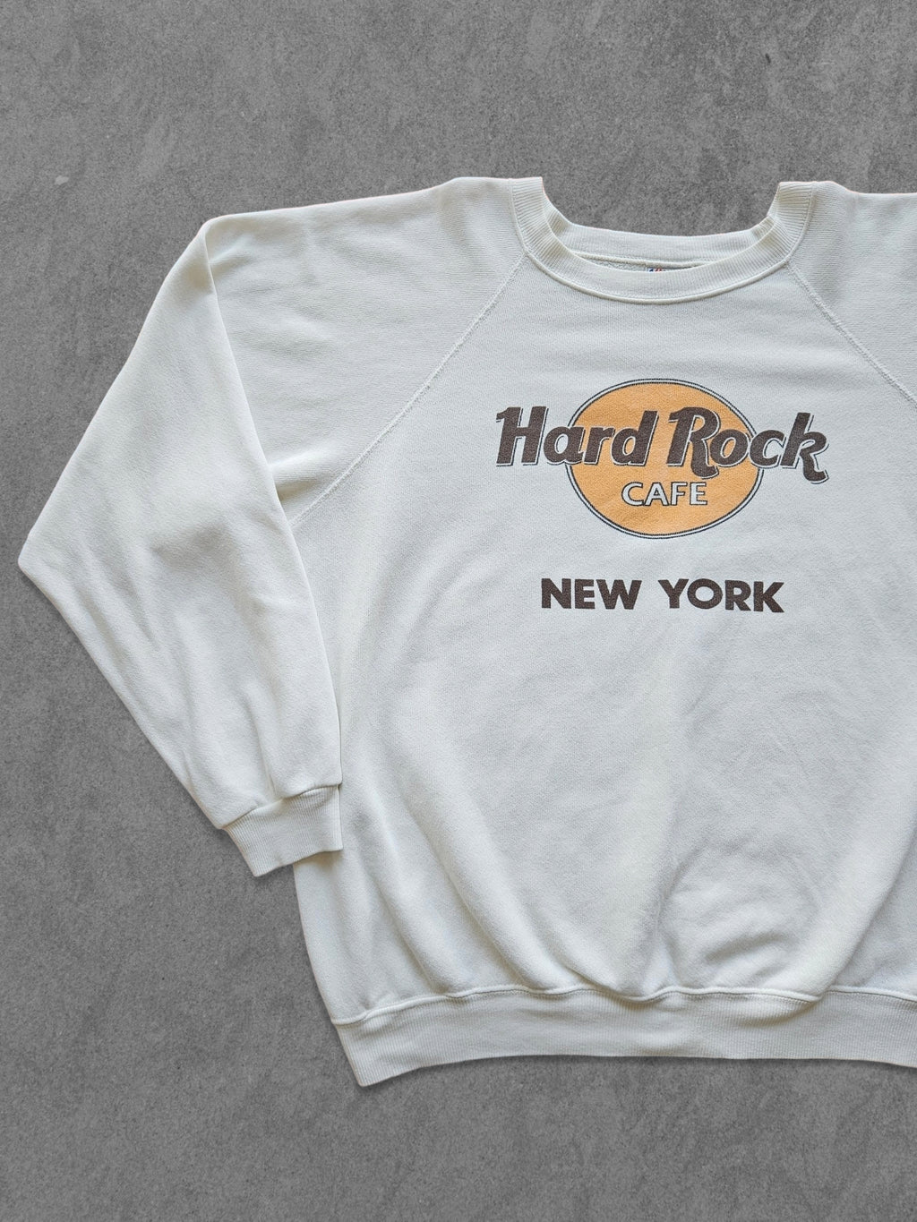 80s HANES ''HARD ROCK CAFE NY'' SWEATSHIRT [XL]