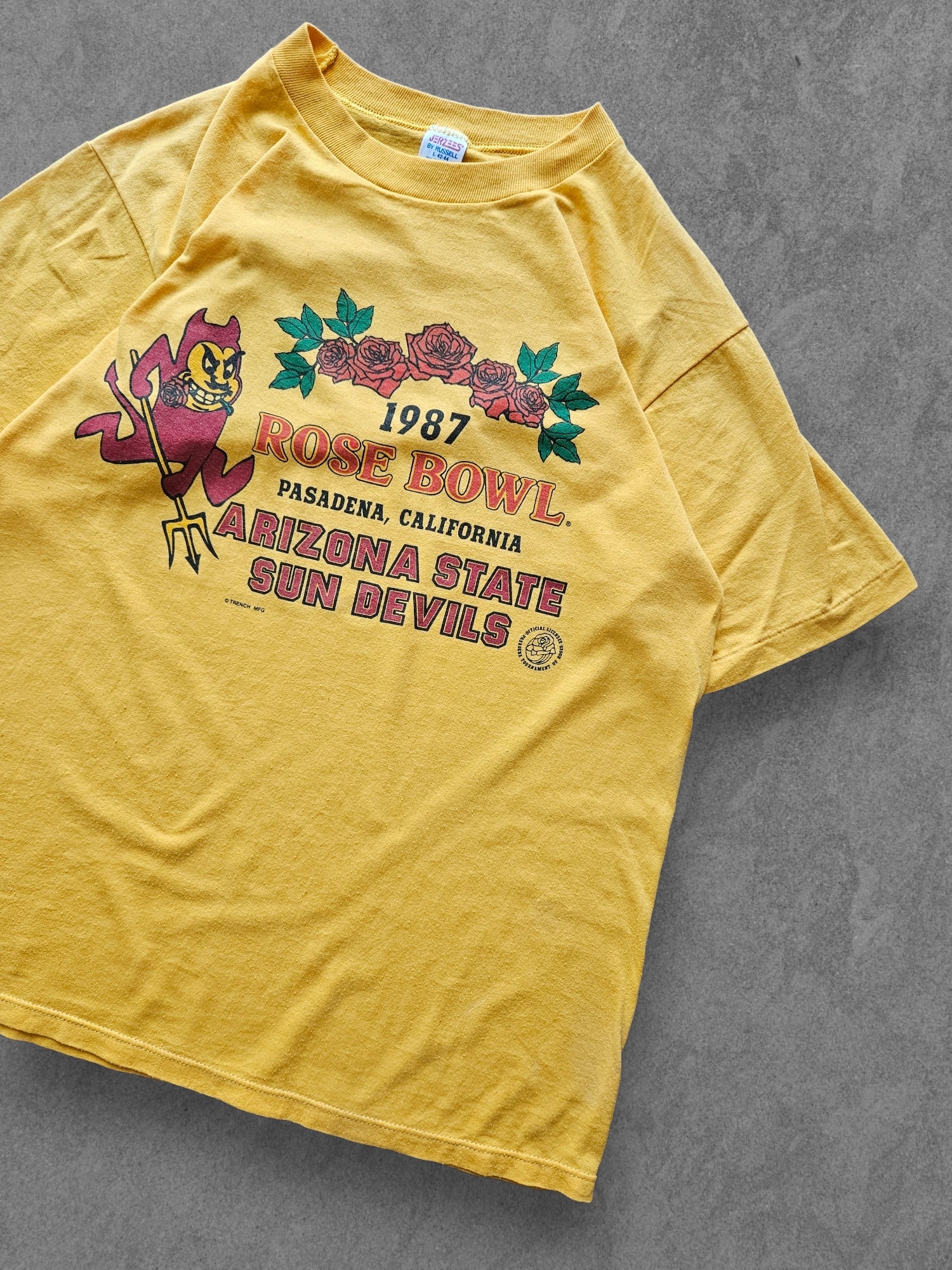 80s JERZEES ''ROSE BOWL'' T-SHIRT [L]