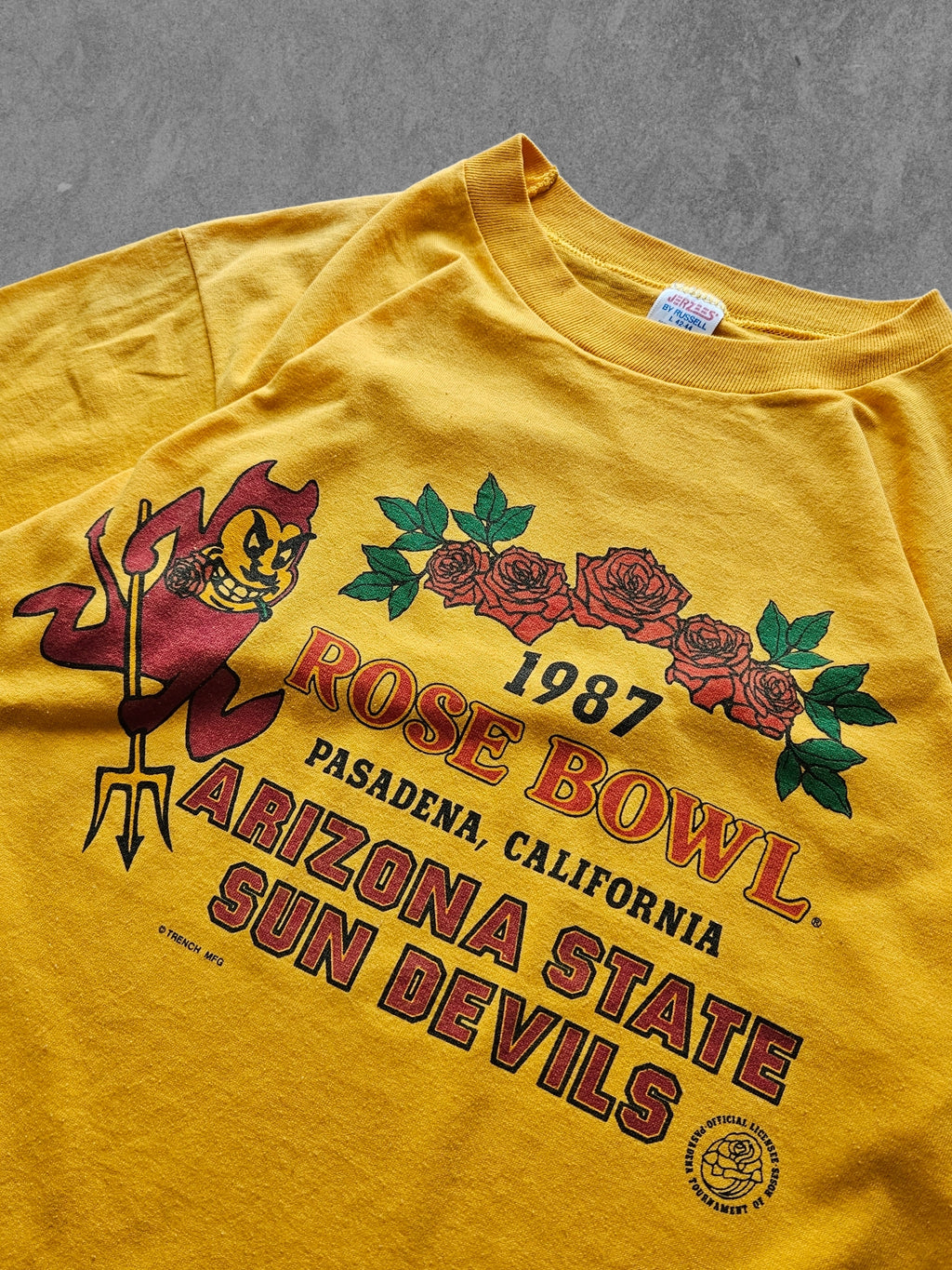 80s JERZEES ''ROSE BOWL'' T-SHIRT [L]