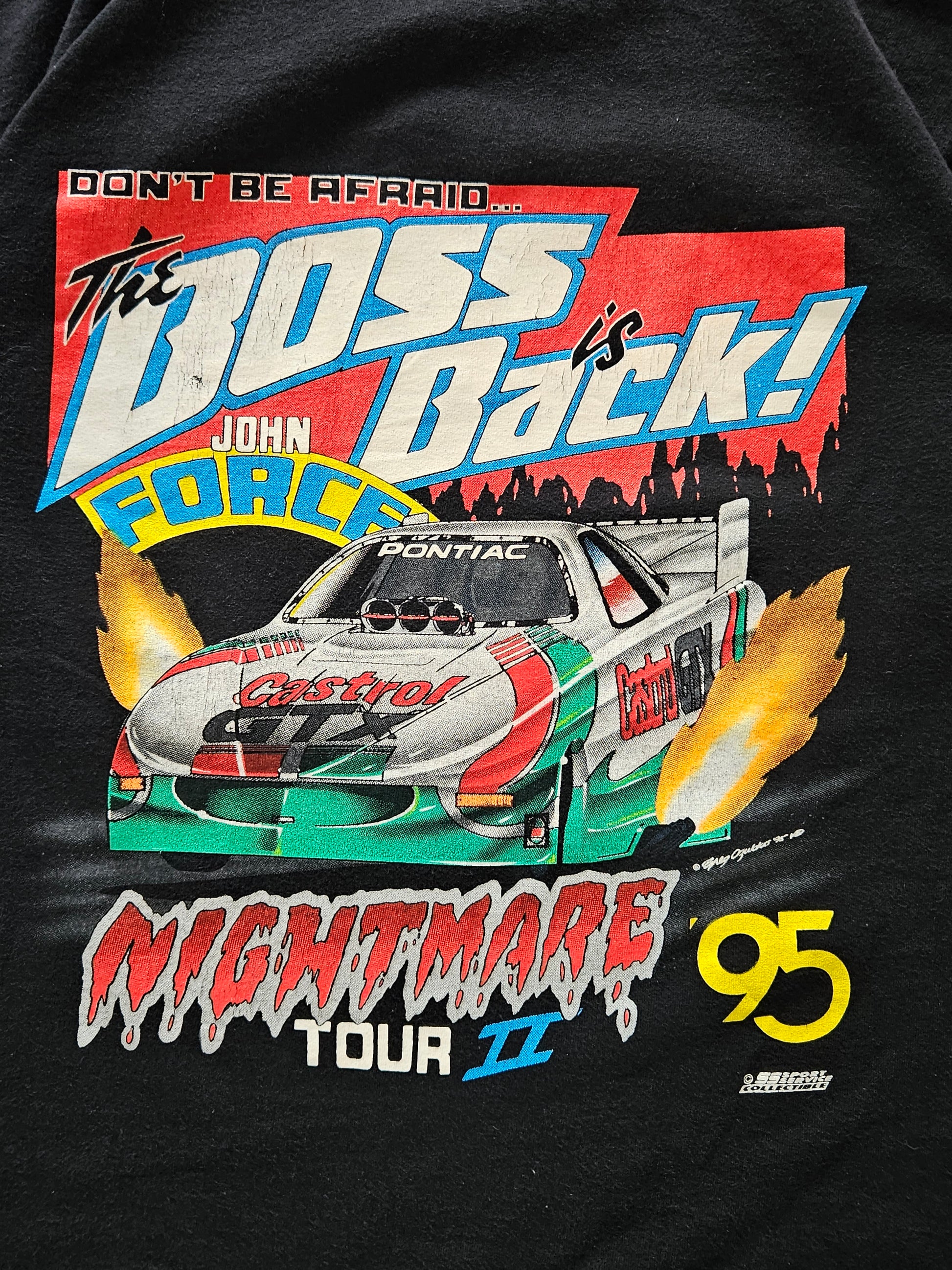 90s ALL SPORT ''NIGHTMARE TOUR'' T-SHIRT [L]