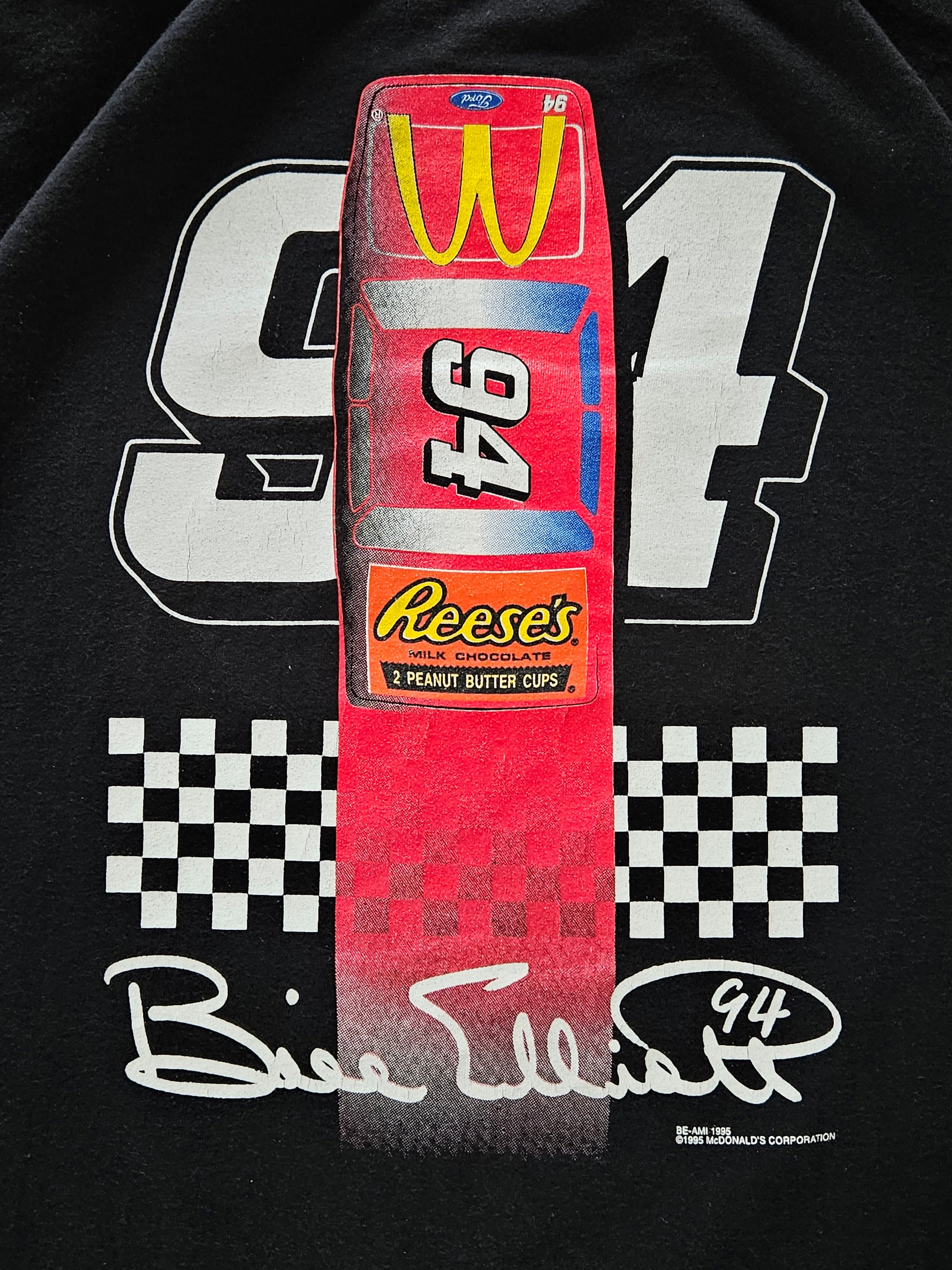 90s ALL SPORT ''REESE'S RACING'' T-SHIRT [XL]