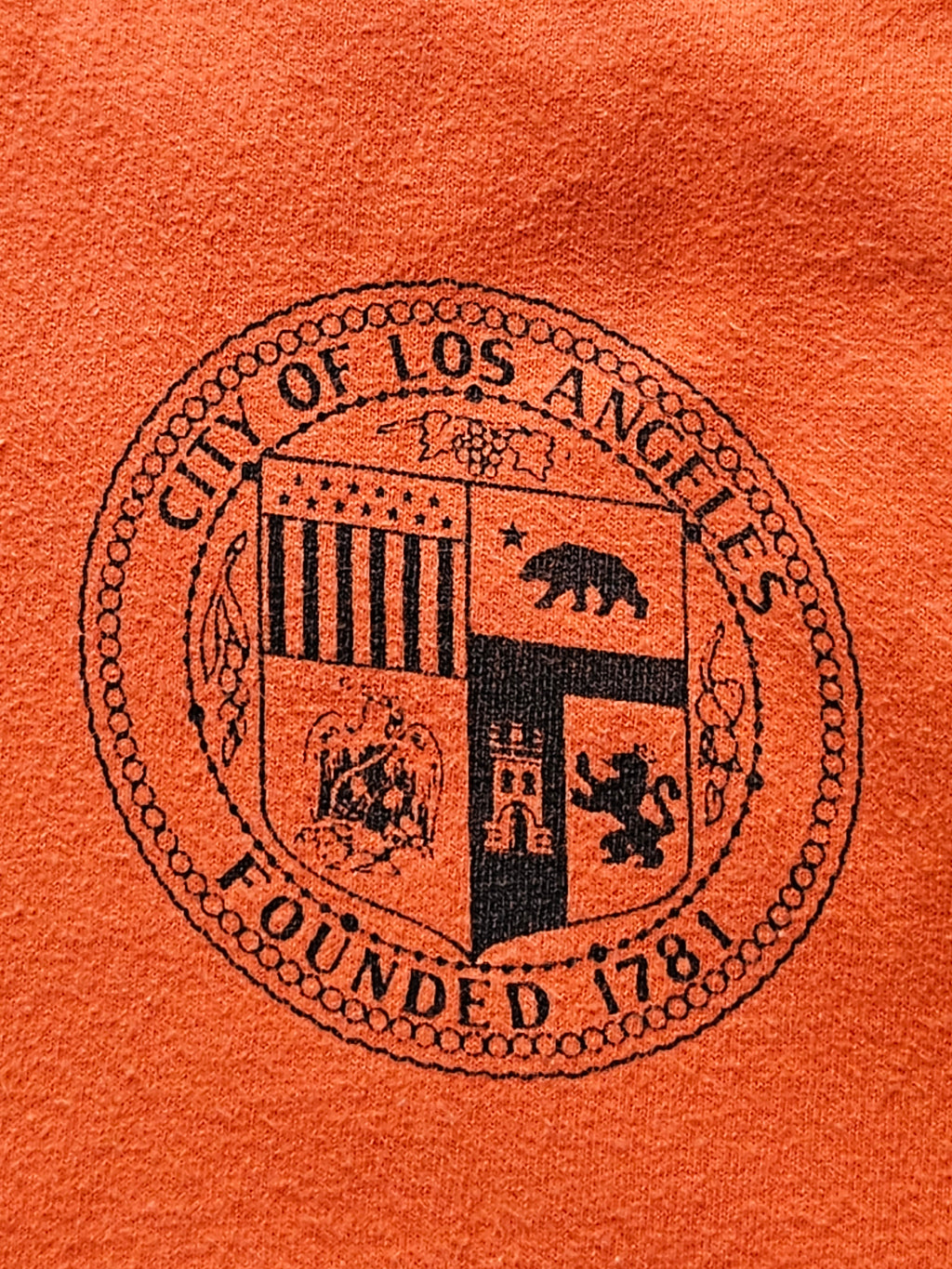90s ANVIL ''CITY OF LOS ANGELES'' T-SHIRT [XXL]
