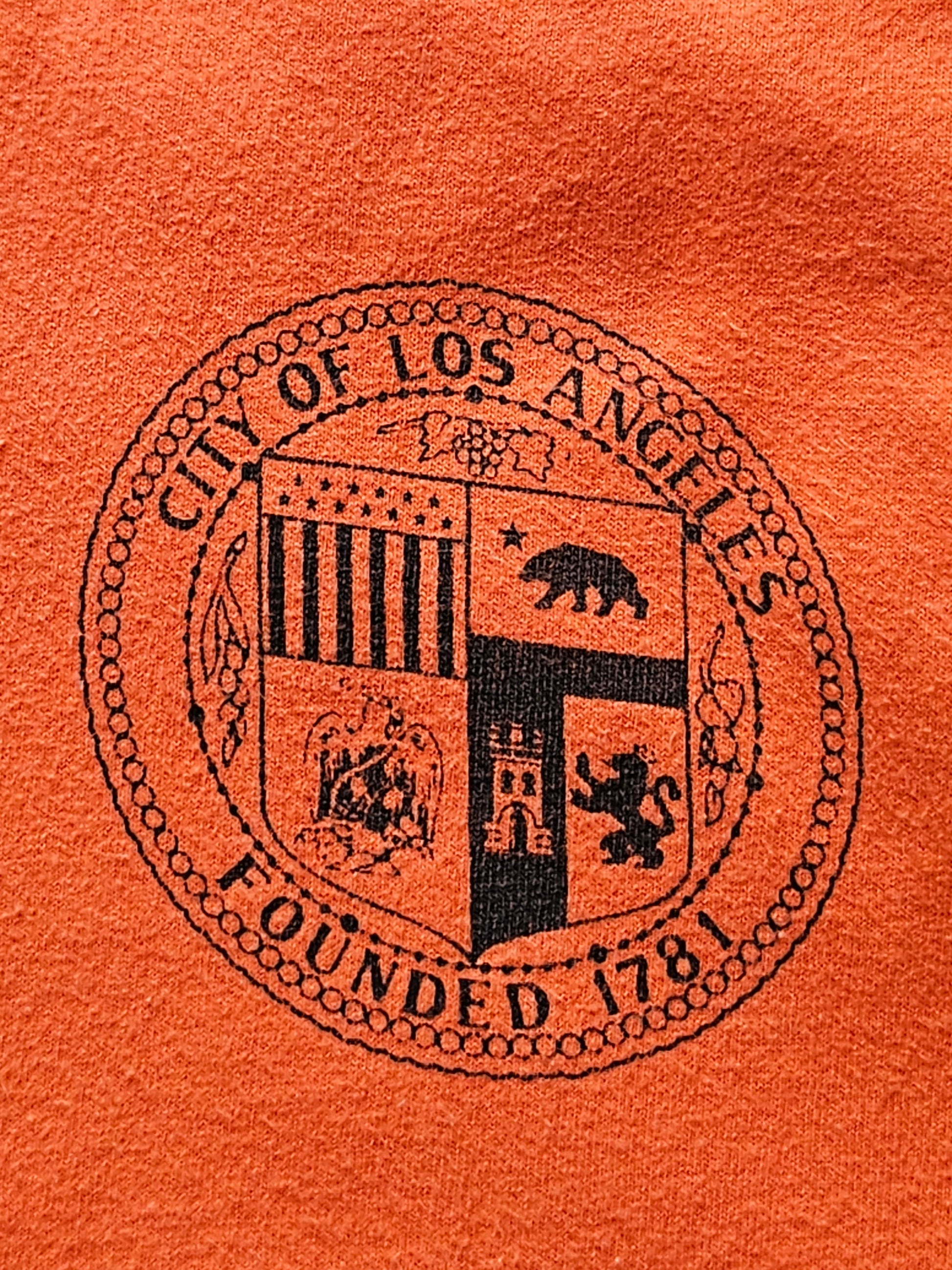 90s ANVIL ''CITY OF LOS ANGELES'' T-SHIRT [XXL]
