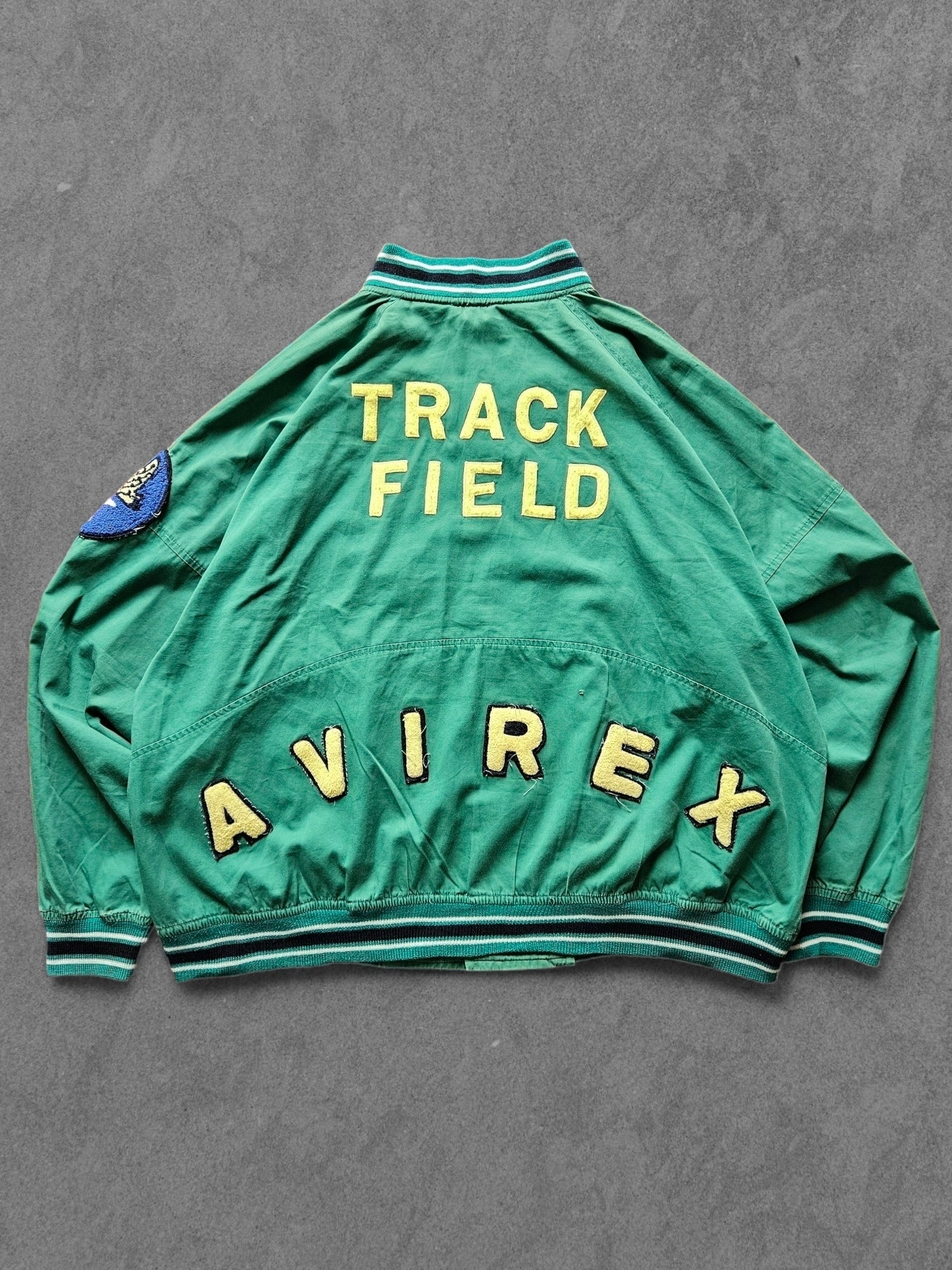 90s AVIREX "TRACK FIELD" JACKET [L]