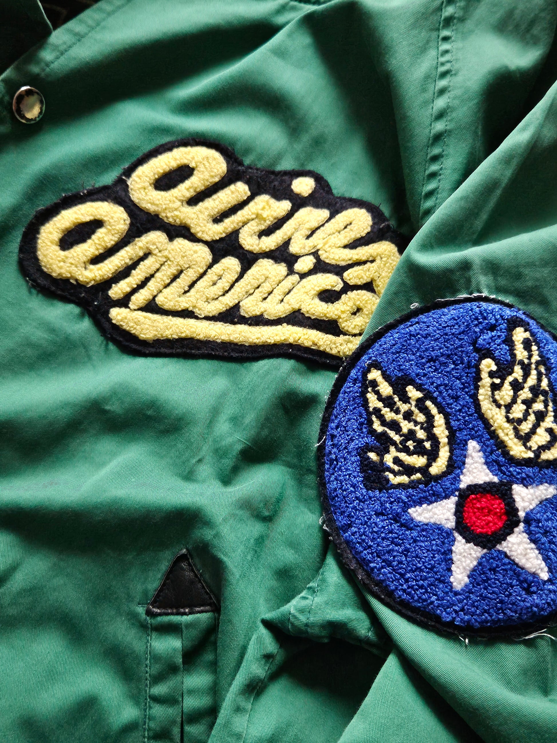 90s AVIREX "TRACK FIELD" JACKET [L]