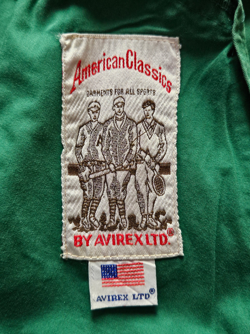 90s AVIREX "TRACK FIELD" JACKET [L]