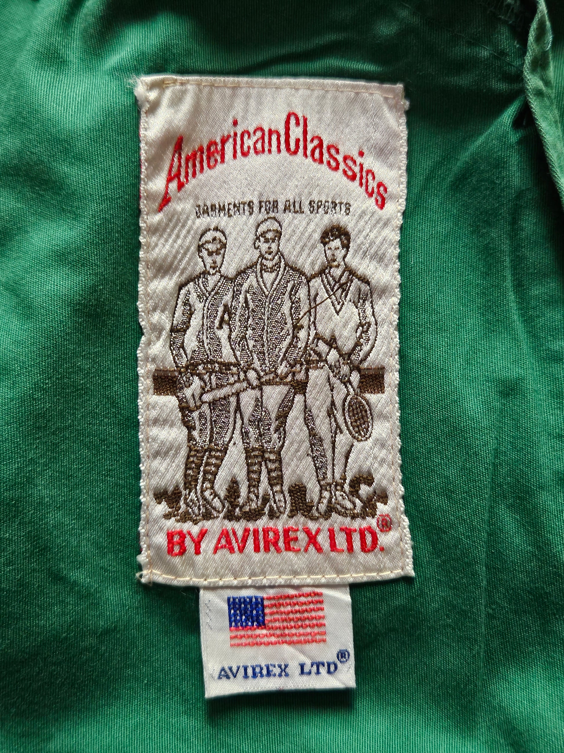 90s AVIREX "TRACK FIELD" JACKET [L]