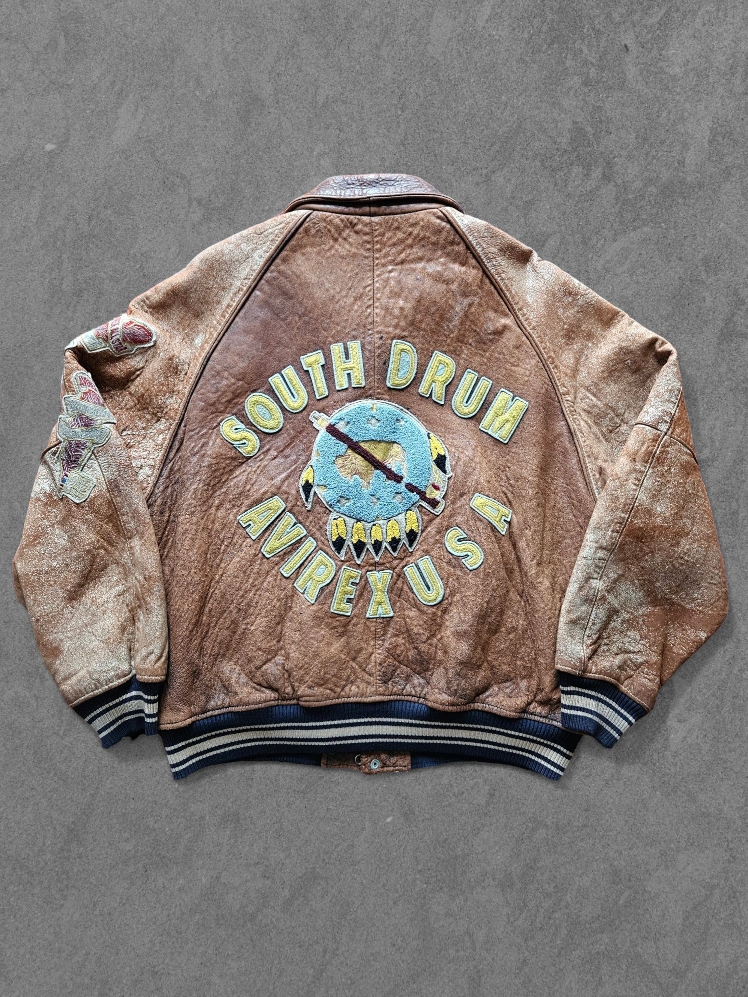 90s AVIREX "SOUTH DRUM USA" JACKET [XL]