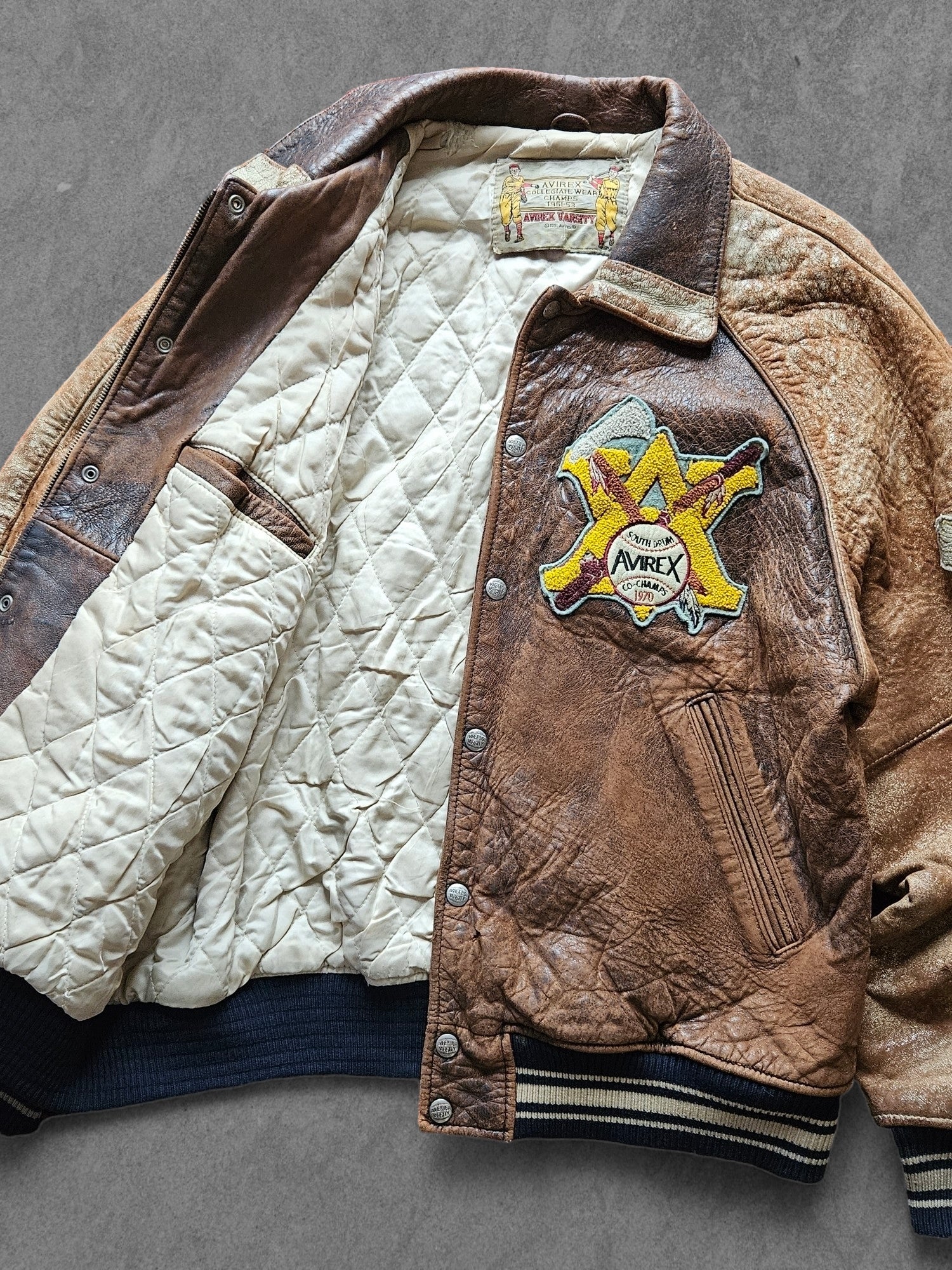 90s AVIREX "SOUTH DRUM USA" JACKET [XL]