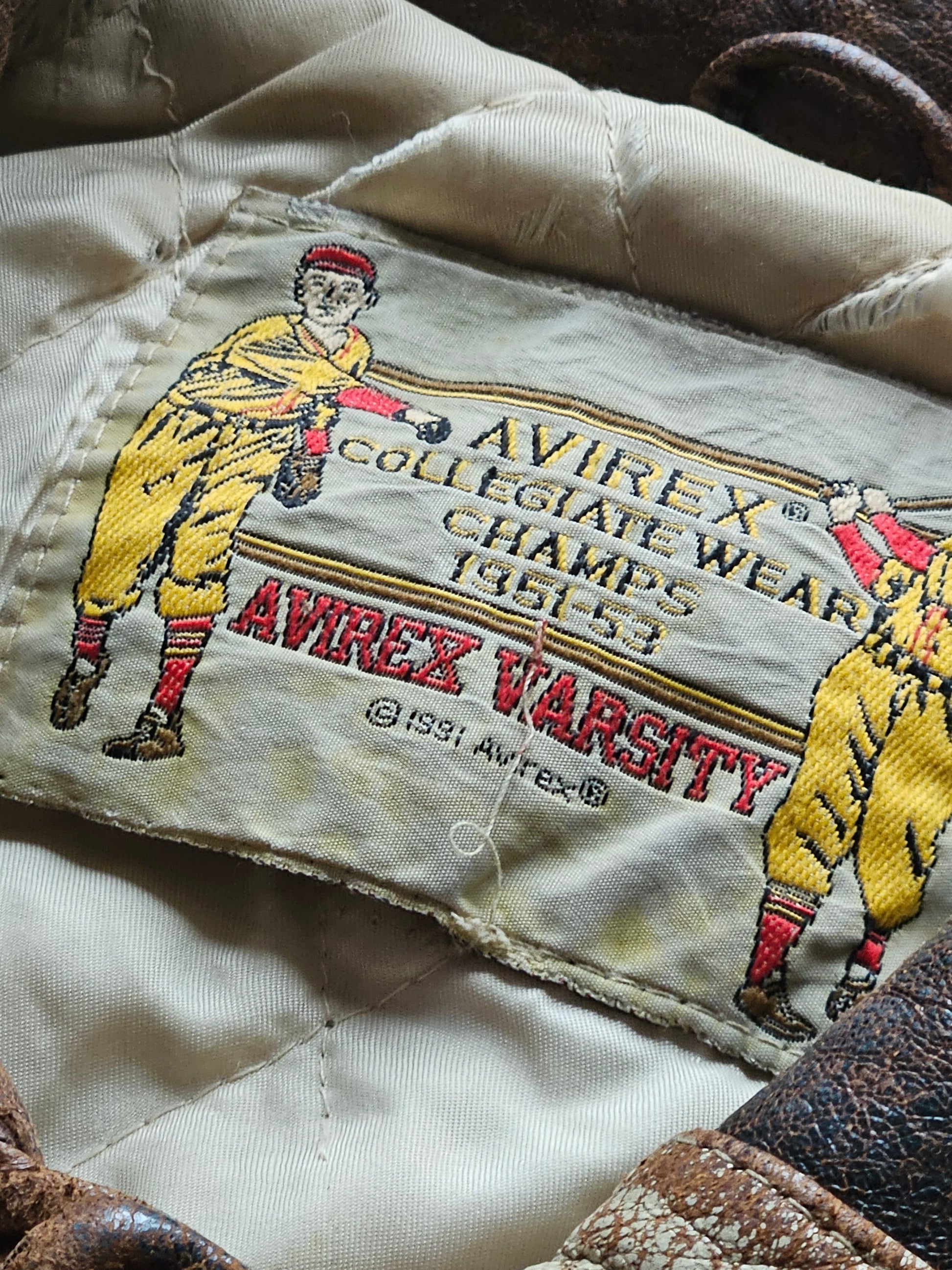 90s AVIREX "SOUTH DRUM USA" JACKET [XL]