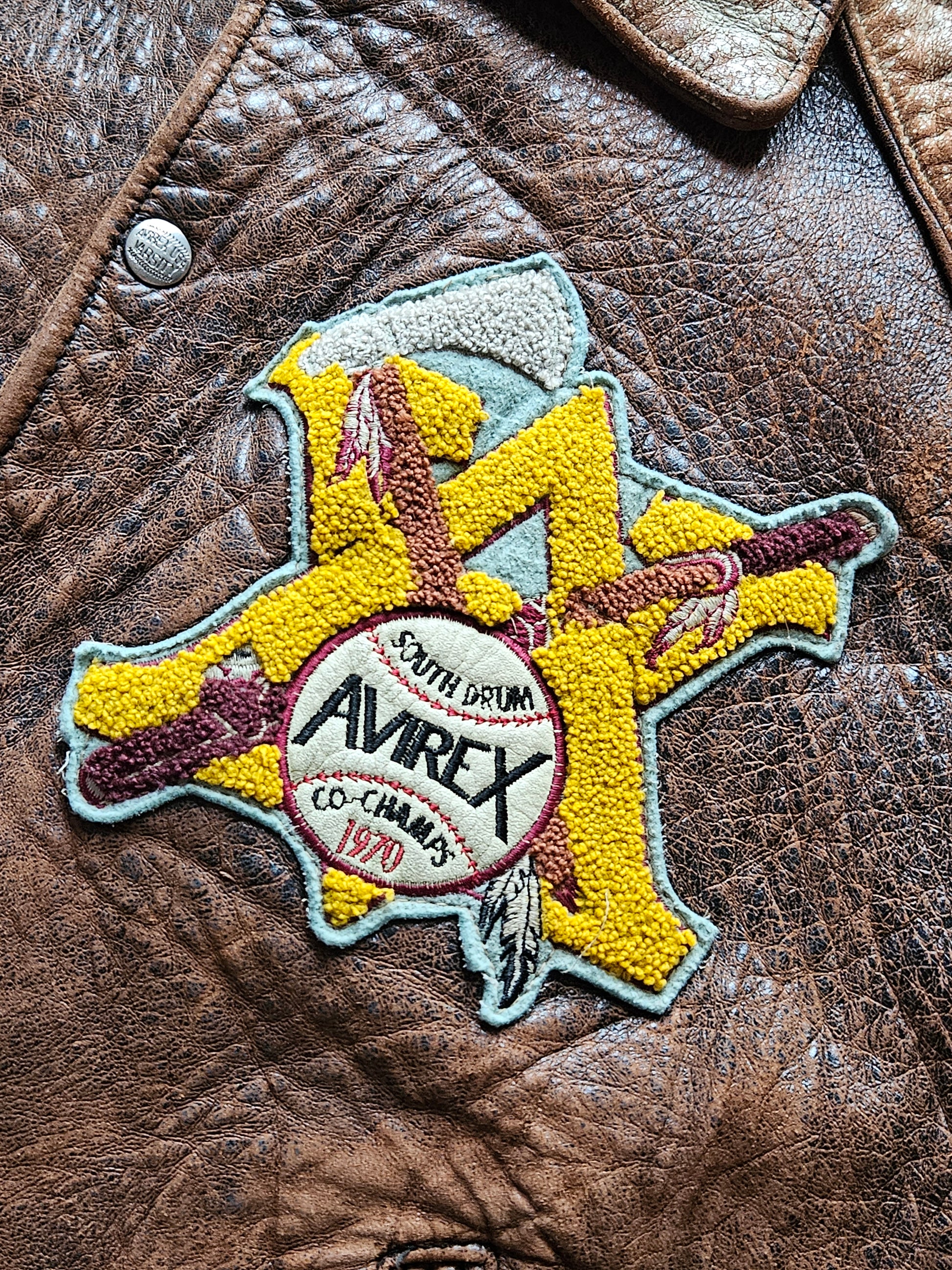 90s AVIREX "SOUTH DRUM USA" JACKET [XL]